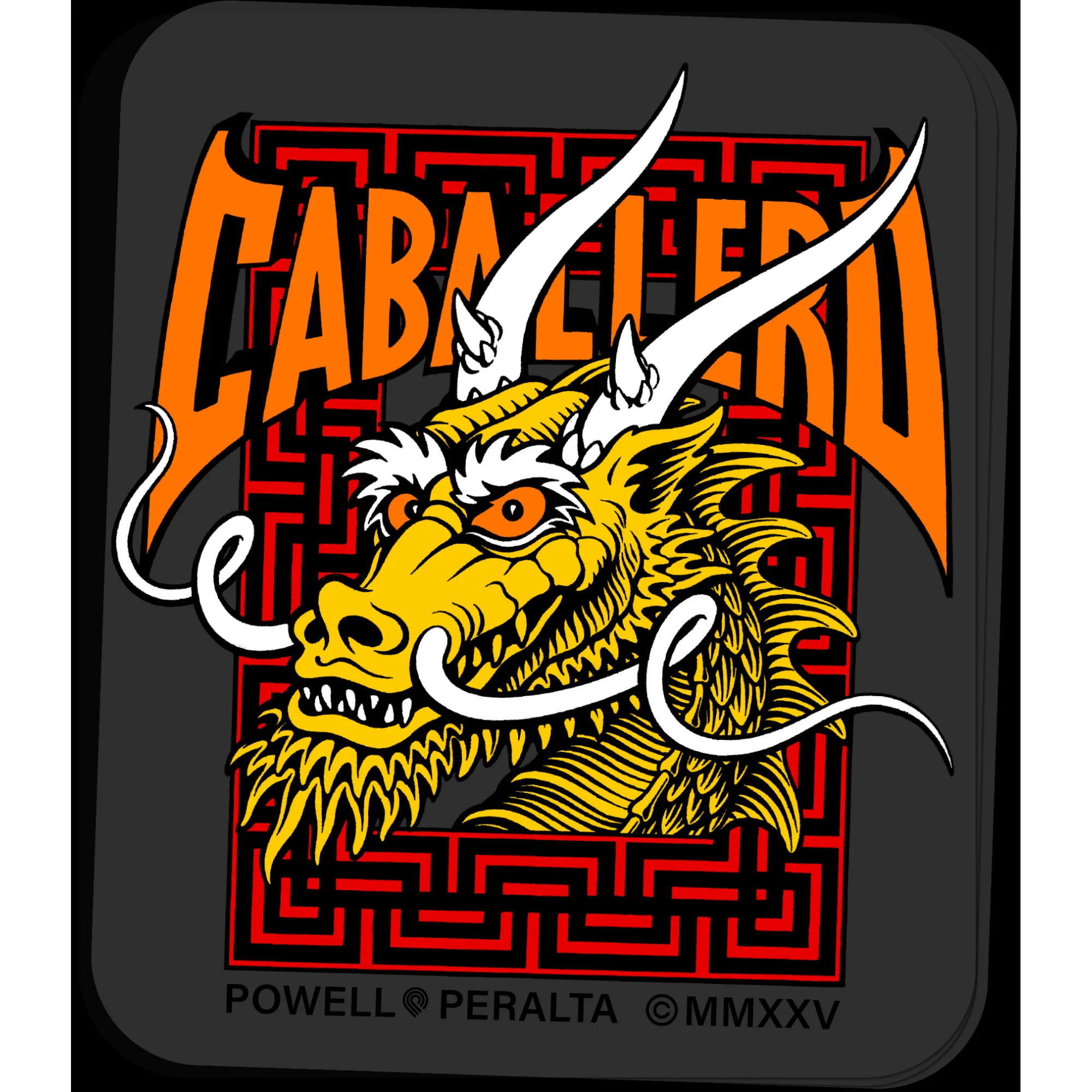Powell Peralta Skateboard Sticker Steve Caballero Street Dragon - Image 2