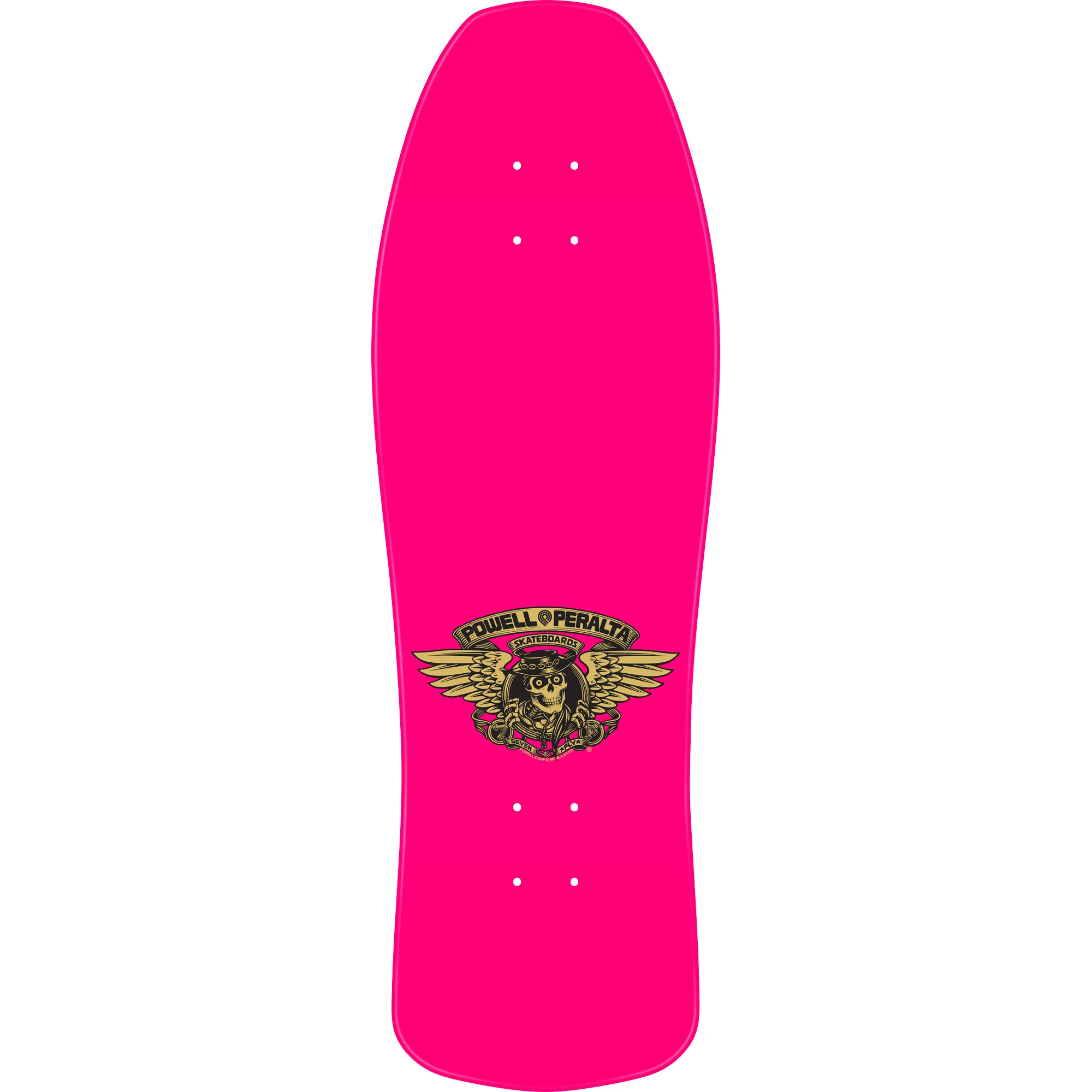 Powell Peralta Skateboard Underhill Cross Pink Foil / Independent / Rat Bones Black - Image 5