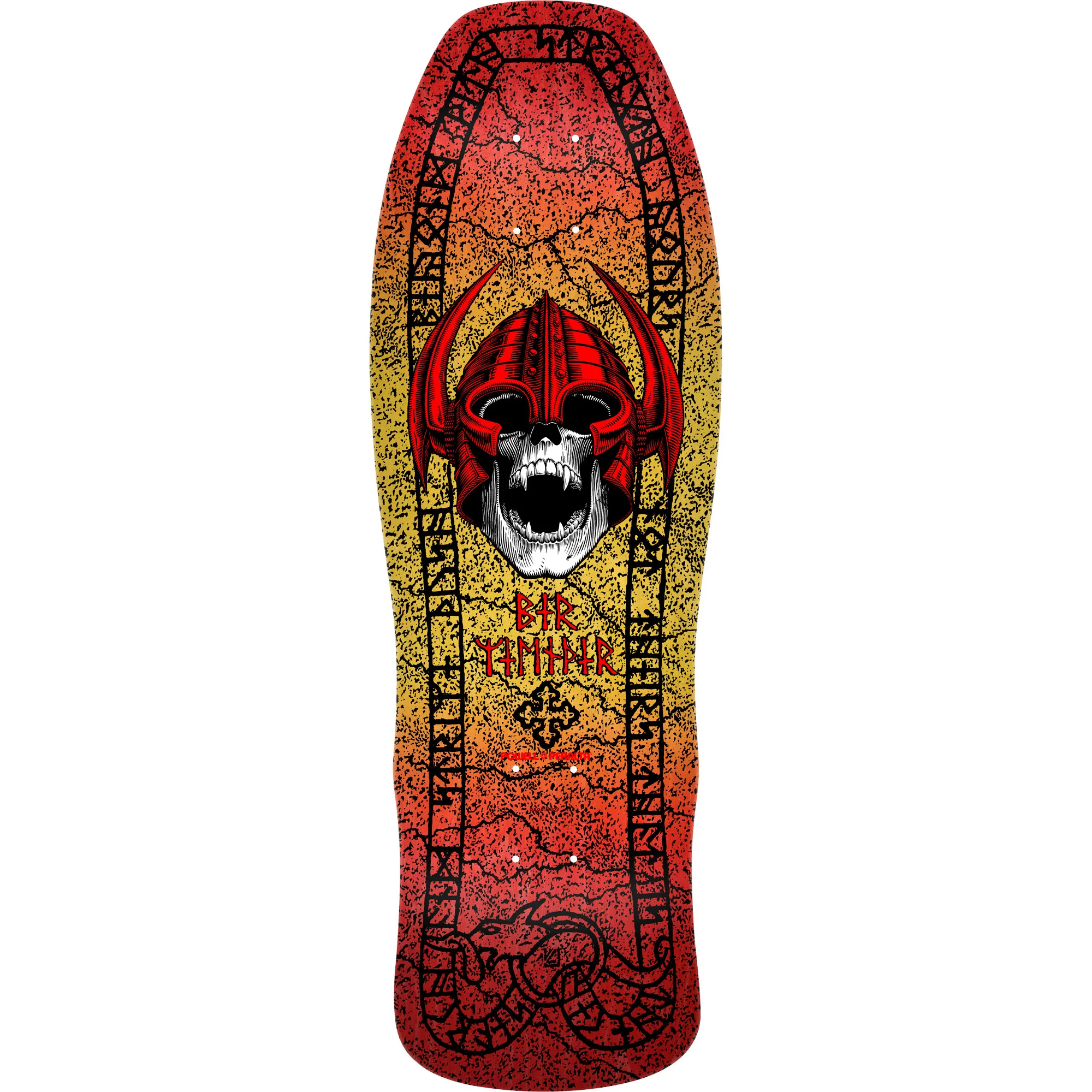 Powell Peralta Skateboard Welinder Classic Red/Yellow / Independent / Rat Bones White - Image 4