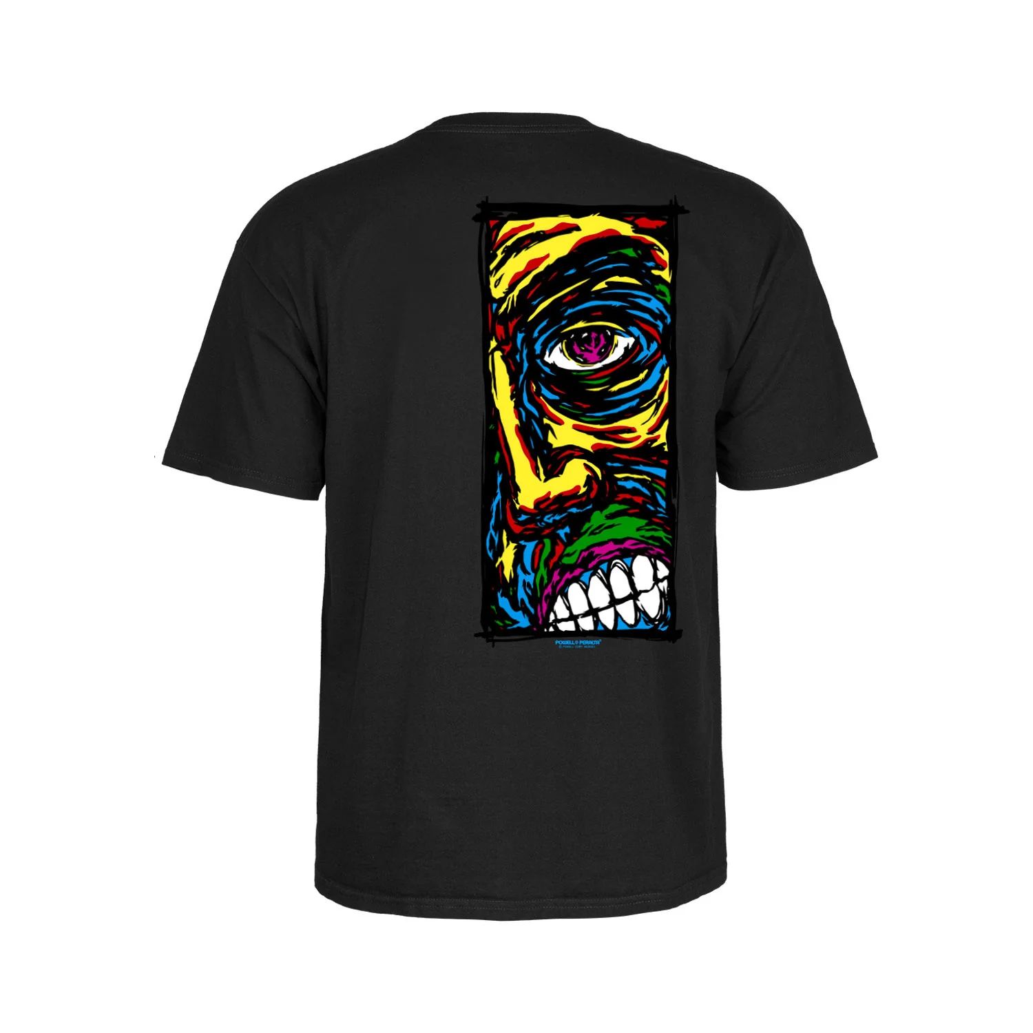 Powell Peralta Skateboards Shirt Lance Conklin Face Black - Image 2