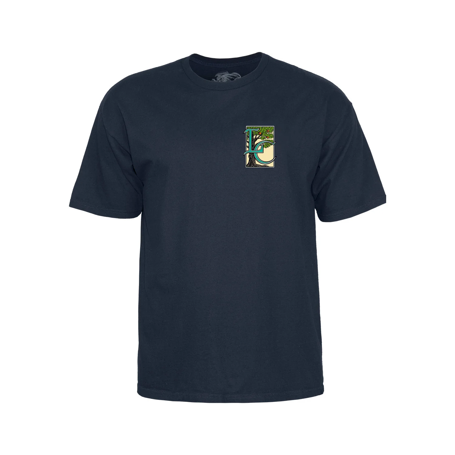 Powell Peralta Skateboards Shirt Lance Conklin Face Navy - Image 3