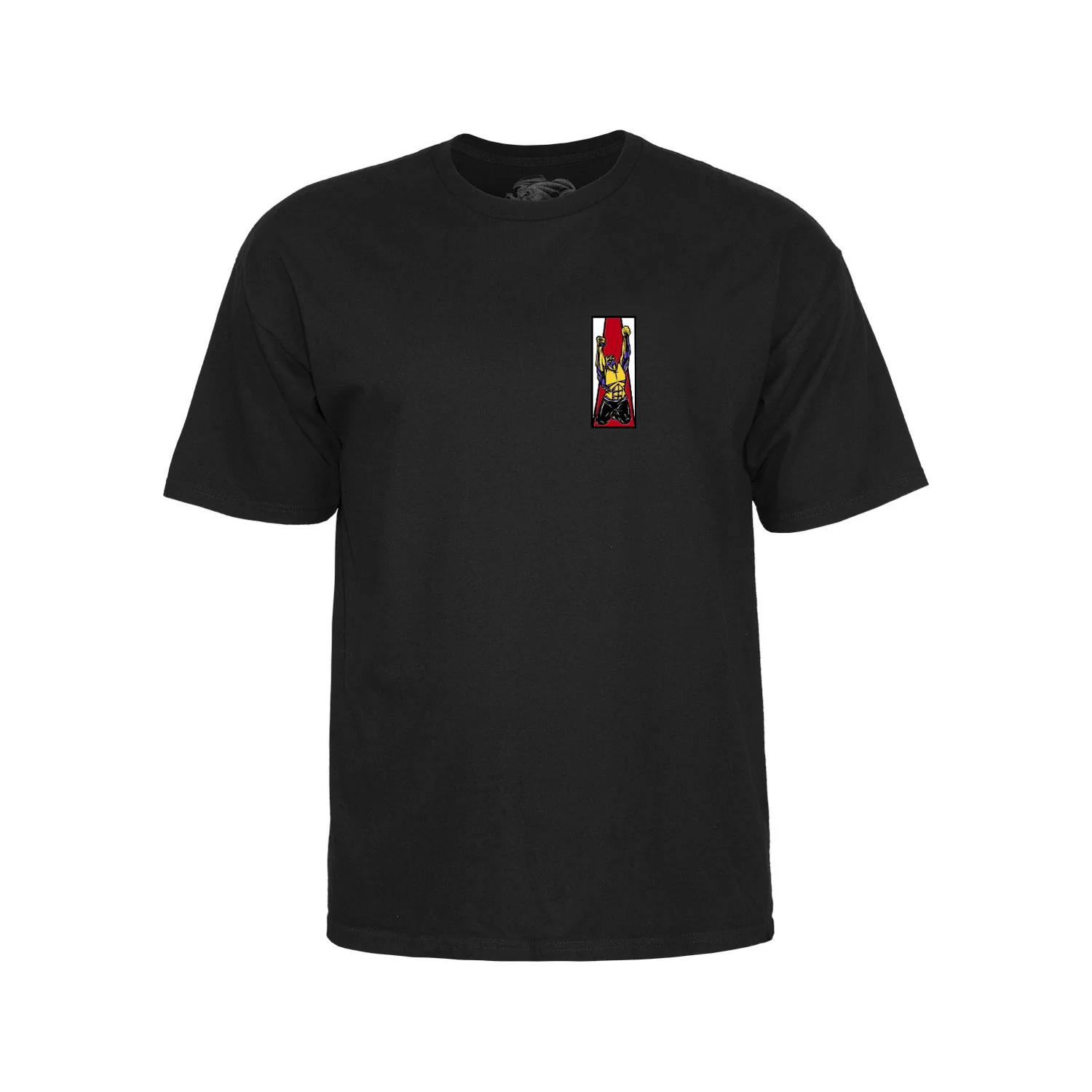 Powell Peralta Skateboards Shirt Mike Frazier Yellow Man Black - Image 3