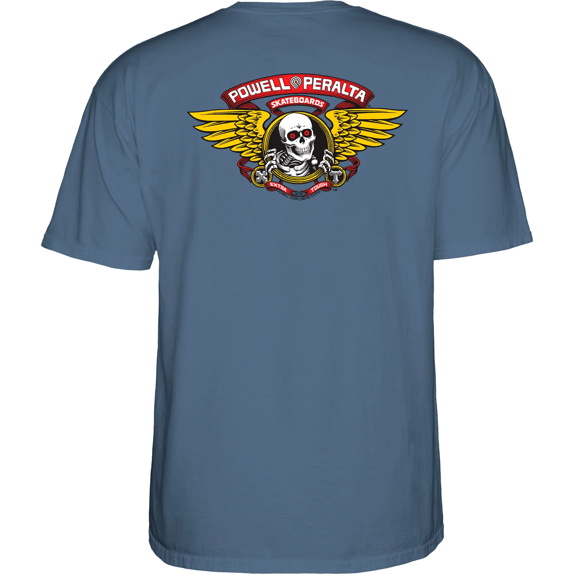 Powell Peralta Skateboards Shirt Winged Ripper Indigo Blue - Image 2