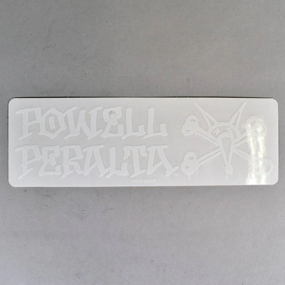 Powell Peralta Vato Rat Clear Skateboard Sticker 2 Pack - Includes Black and White Stickers - Image 3