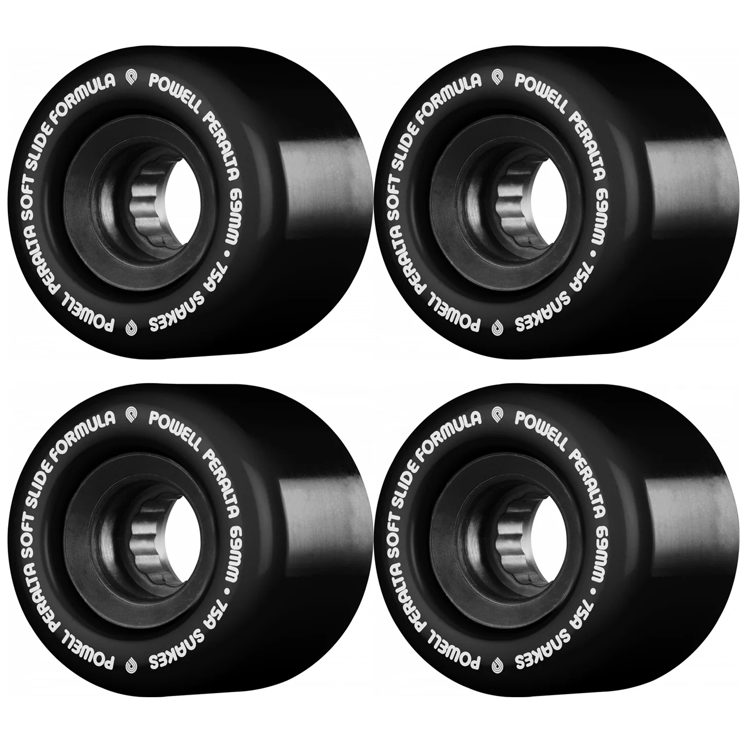 Powell Peralta Wheels Snakes Black 69mm 75A