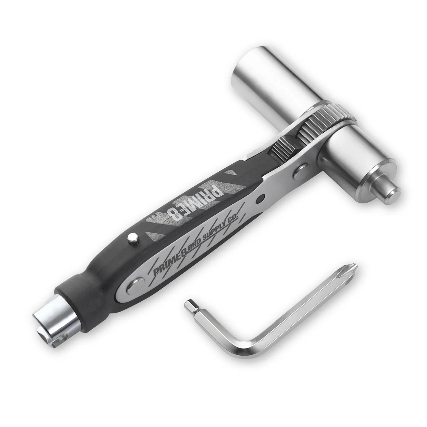 Prime8 Skateboard Tool Number 1 Ratchet Black