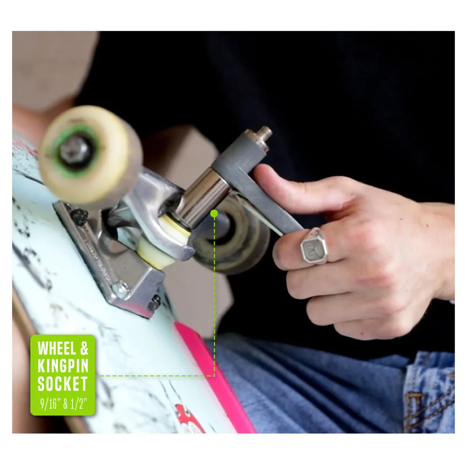 Prime8 Skateboard Tool Number 1 Skate Red - Image 3