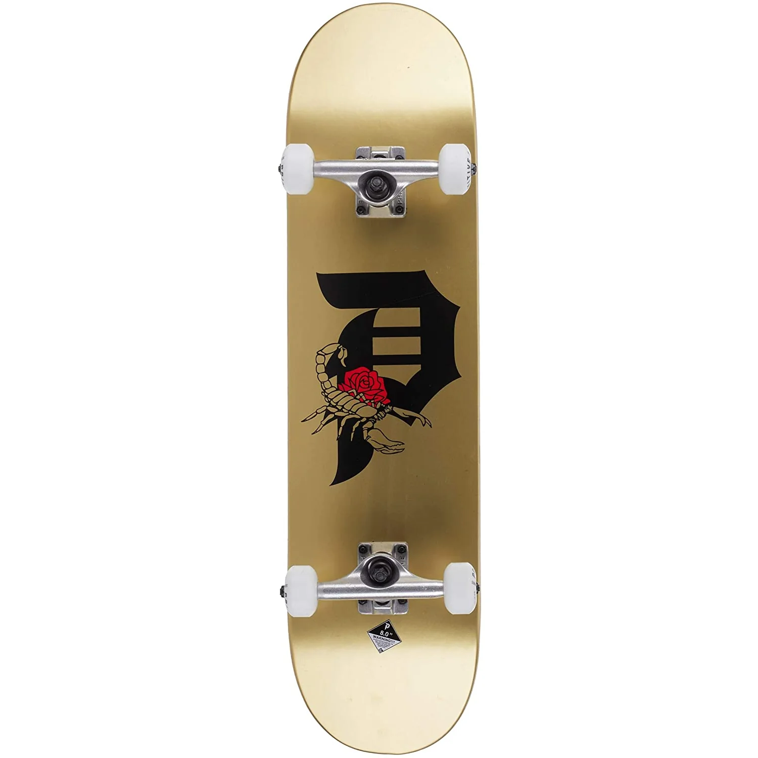 Primitive Complete Dirty P Scorpion Gold 8.0" Assembled