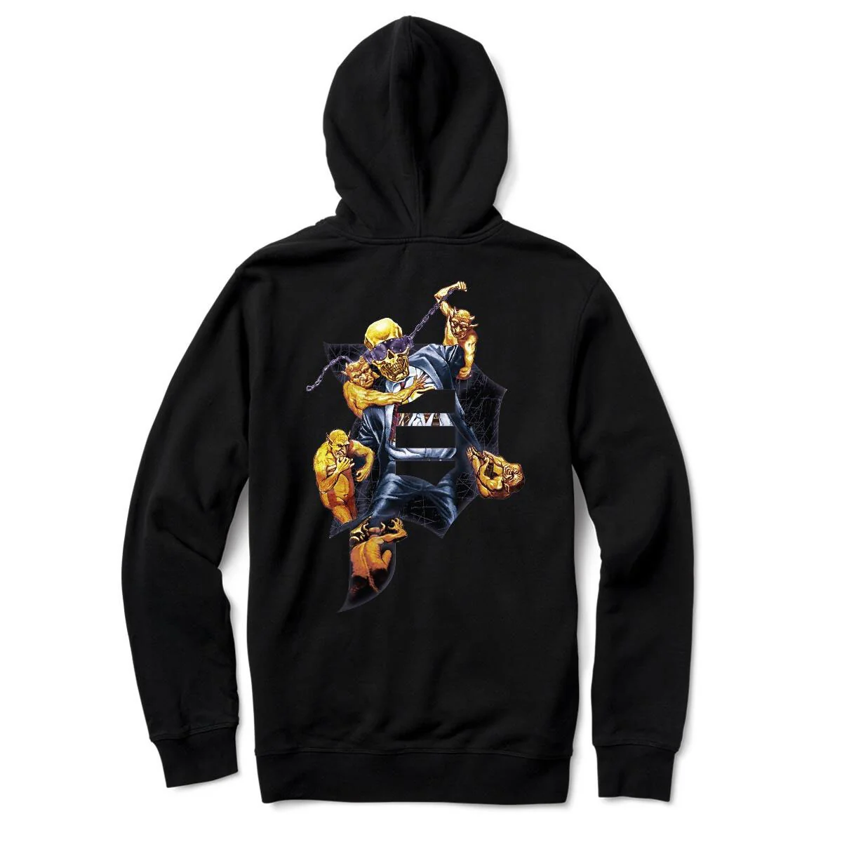 Primitive Hoody Megadeth Dirty P Chains Black - Image 2