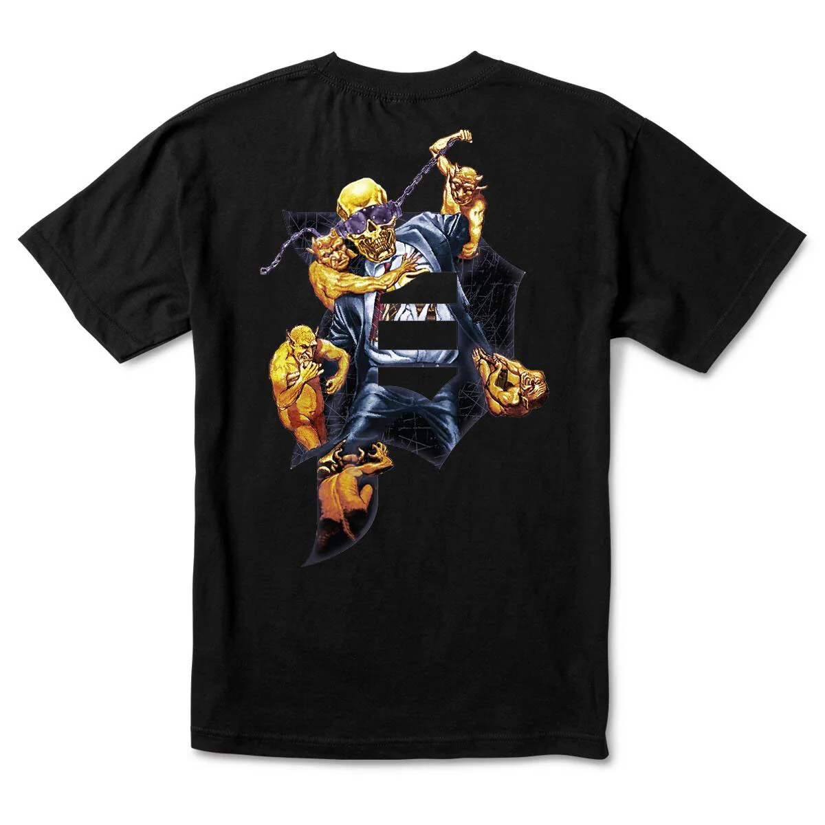 Primitive Shirt Megadeth Dirty P Chains Black