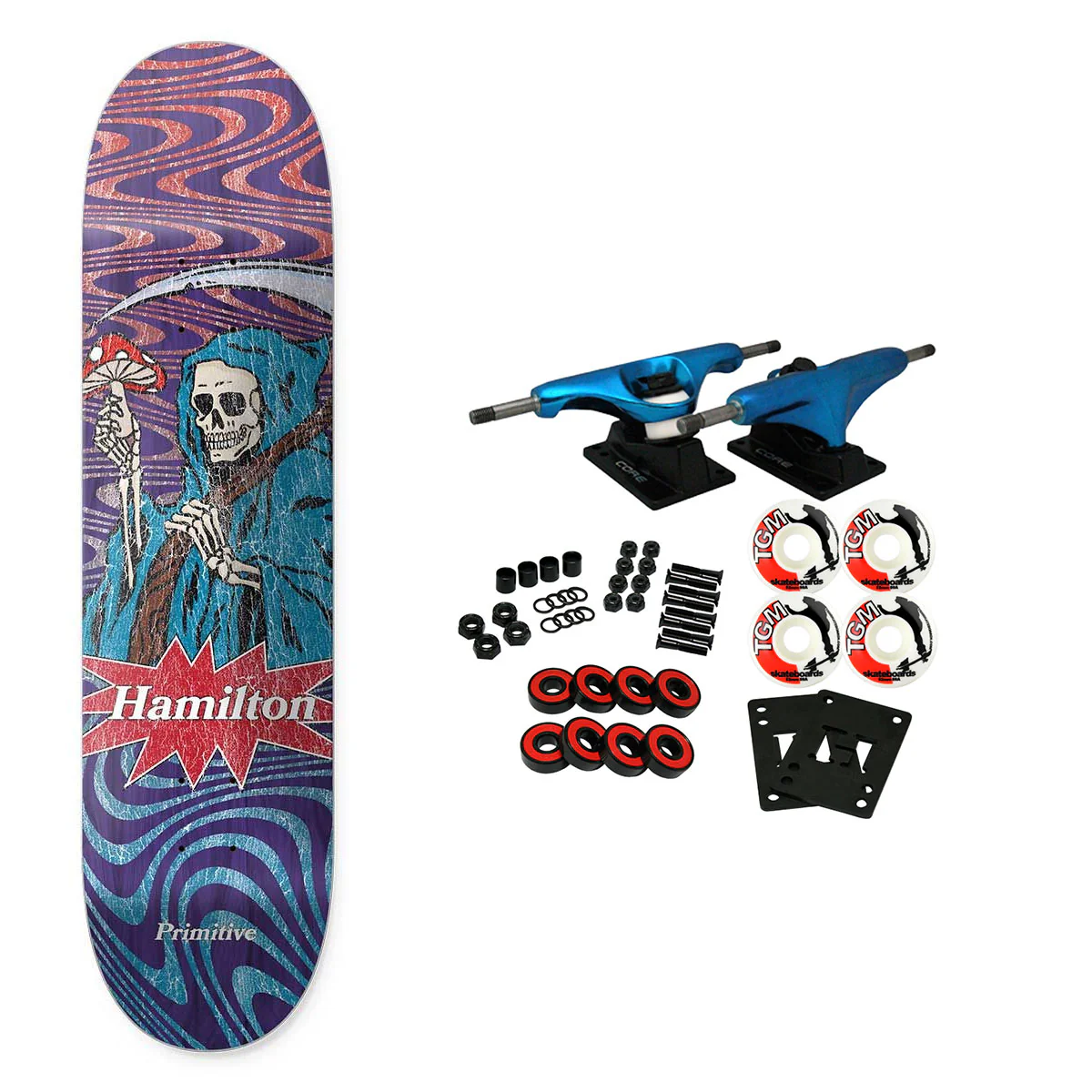 Primitive Skateboard Complete Hamilton Offer 8.38" x 31.88"
