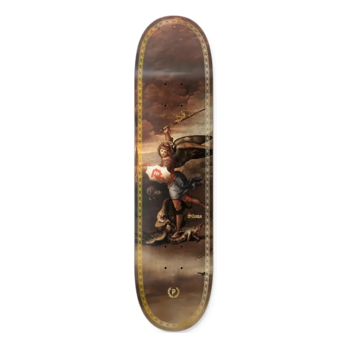 Primitive Skateboard Deck Silvas Protector Brown 8.25" x 31.85"