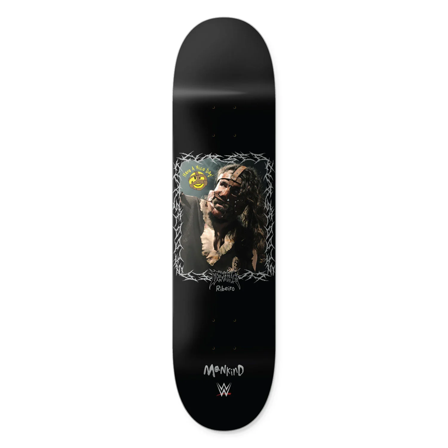 Primitive Skateboard Deck WWE Ribeiro Mankind 8.5" x 32"