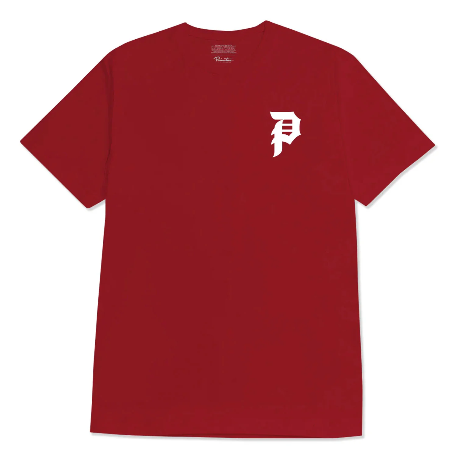 Primitive Skateboard T-Shirt Mask Cardinal - Image 2