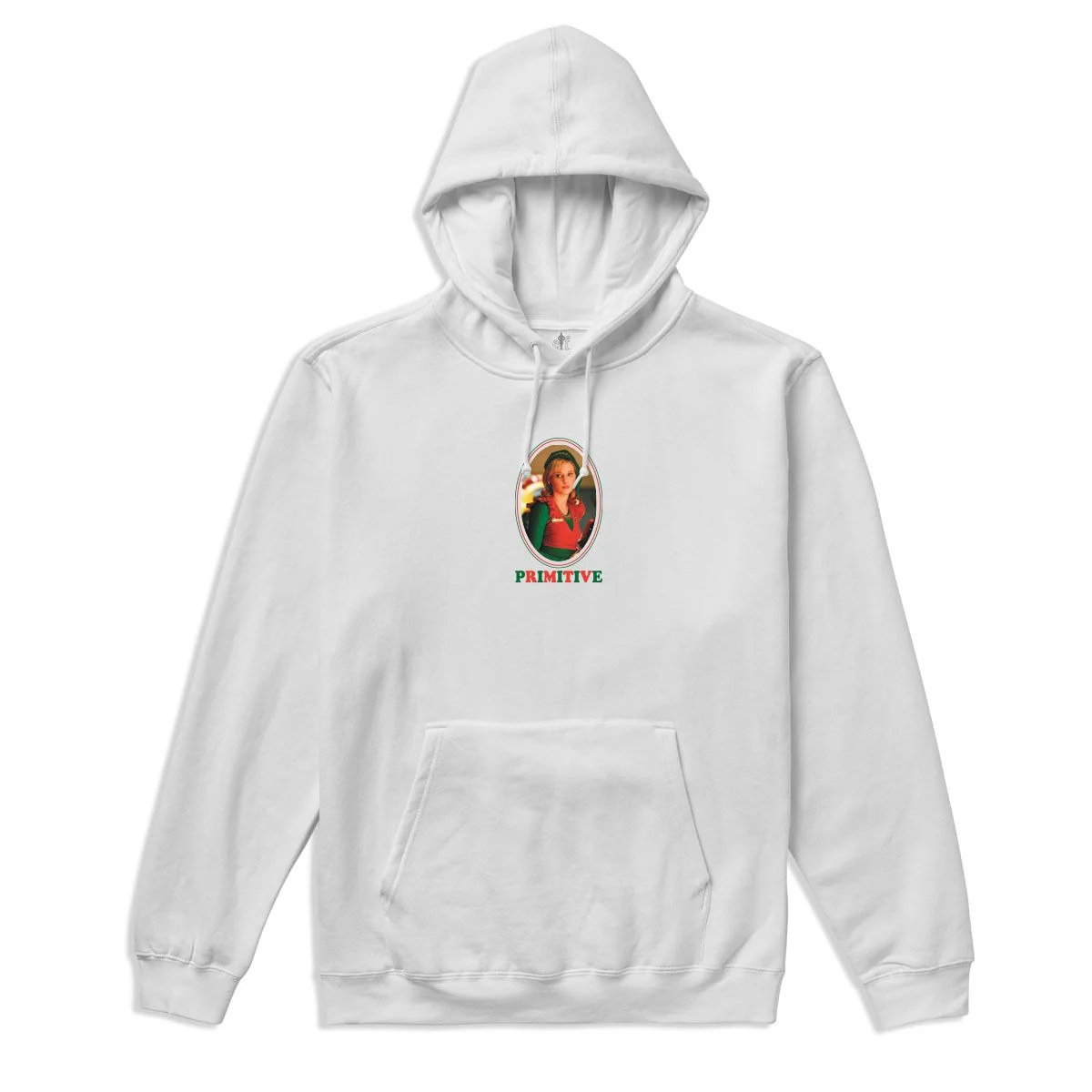 Primitive Skateboards x Elf Hoody Jovie Pullover White