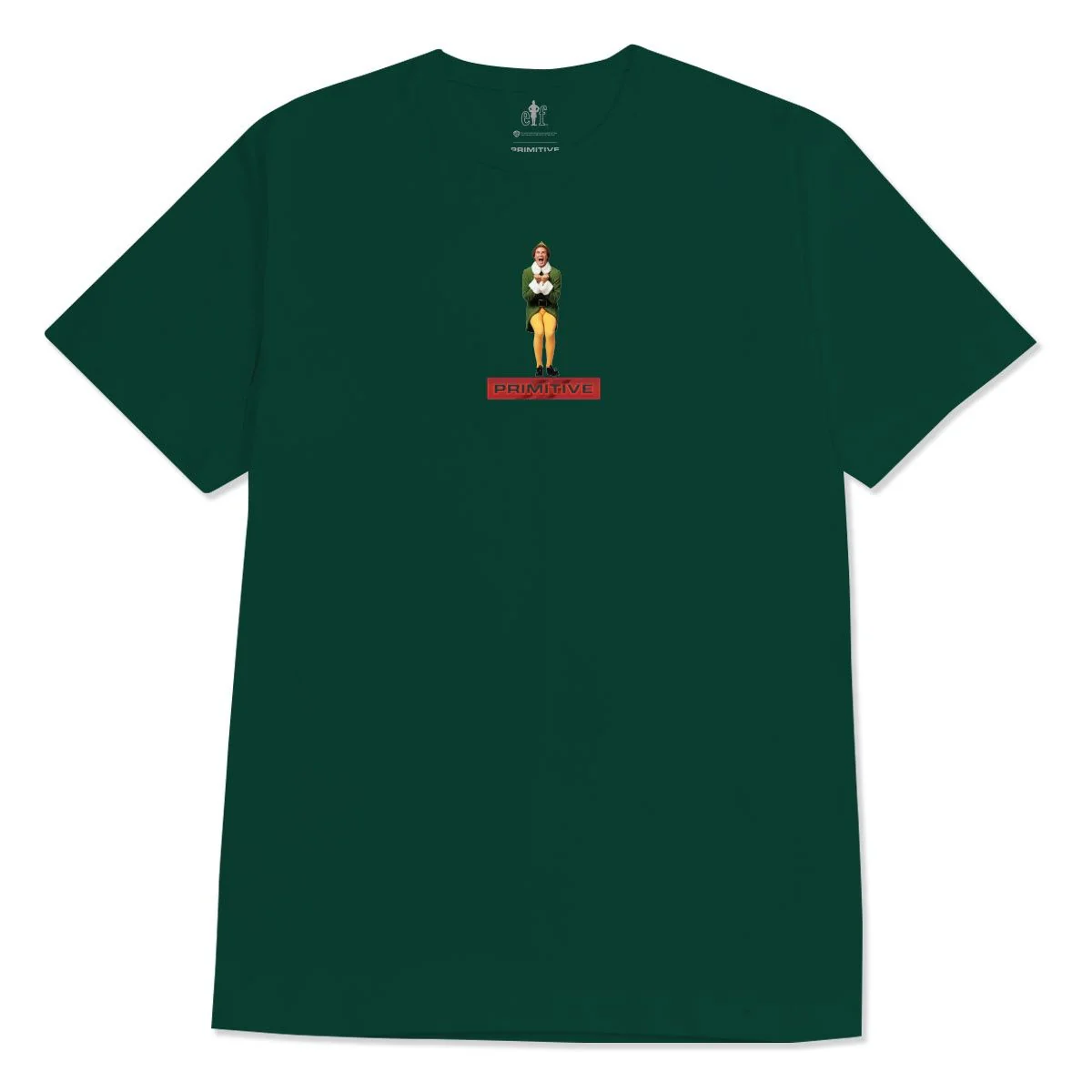 Primitive Skateboards x Elf Shirt Jolly Forest Green - Image 2