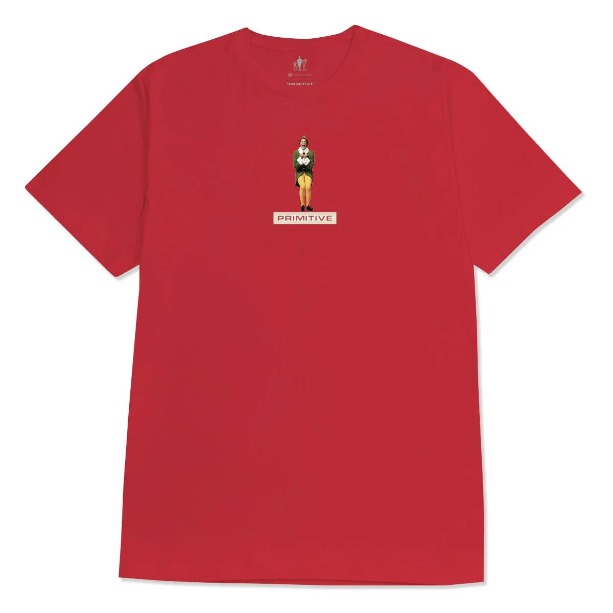 Primitive Skateboards x Elf Shirt Jolly Red - Image 2