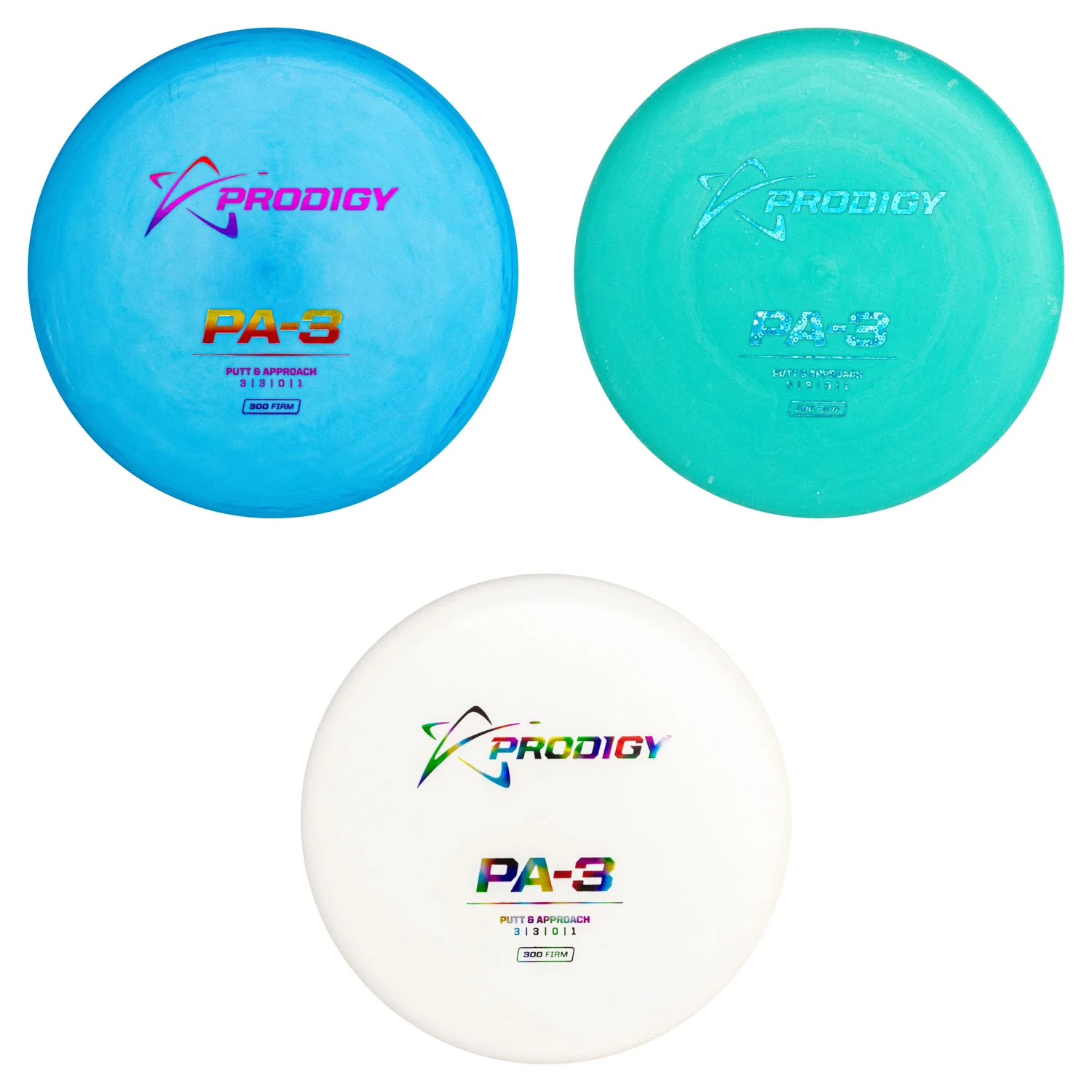 Prodigy Disc Golf 300 Firm PA-3 Putter 3/3/0/1 - Choose Exact Disc