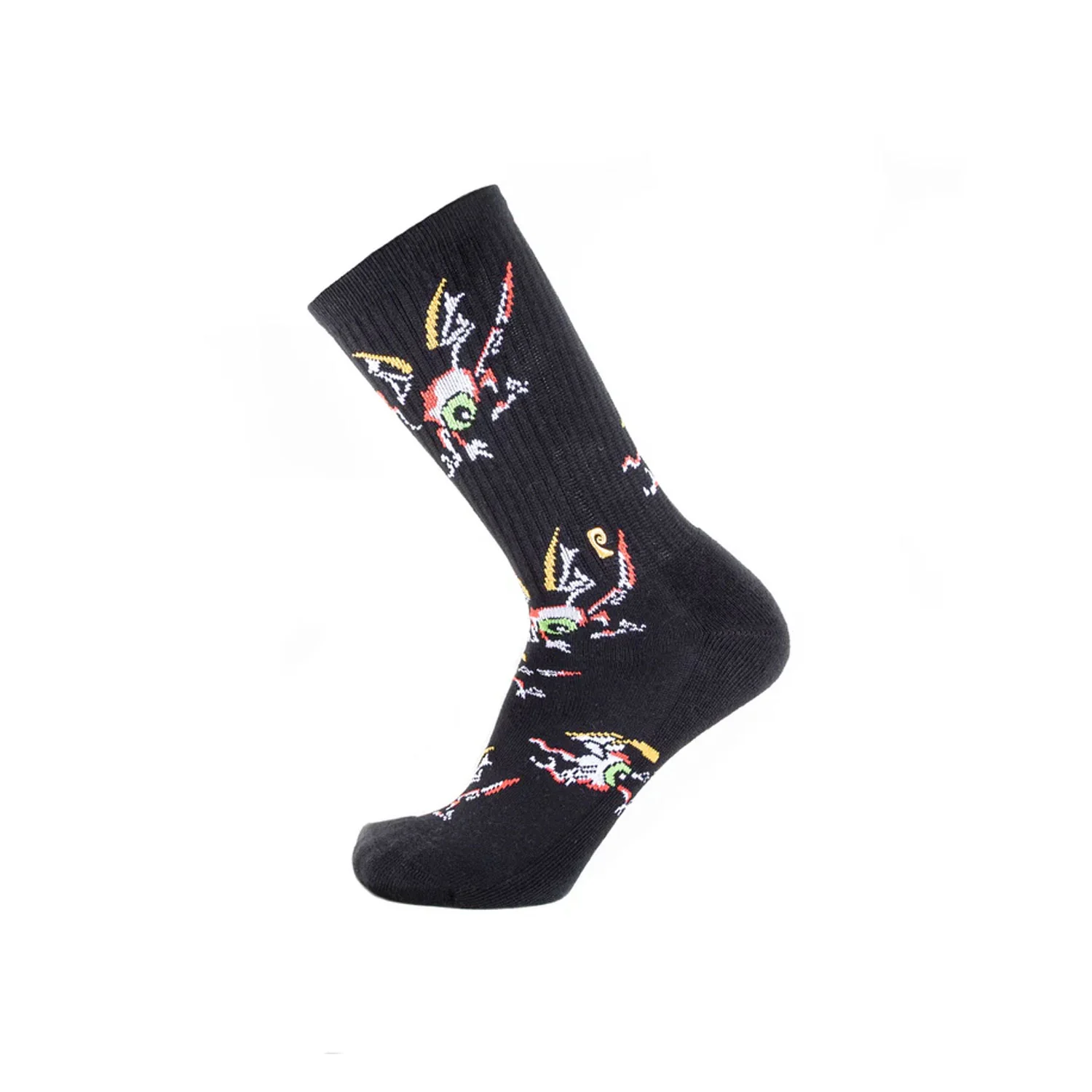 Psockadelic Skateboard Socks Flying Eyes