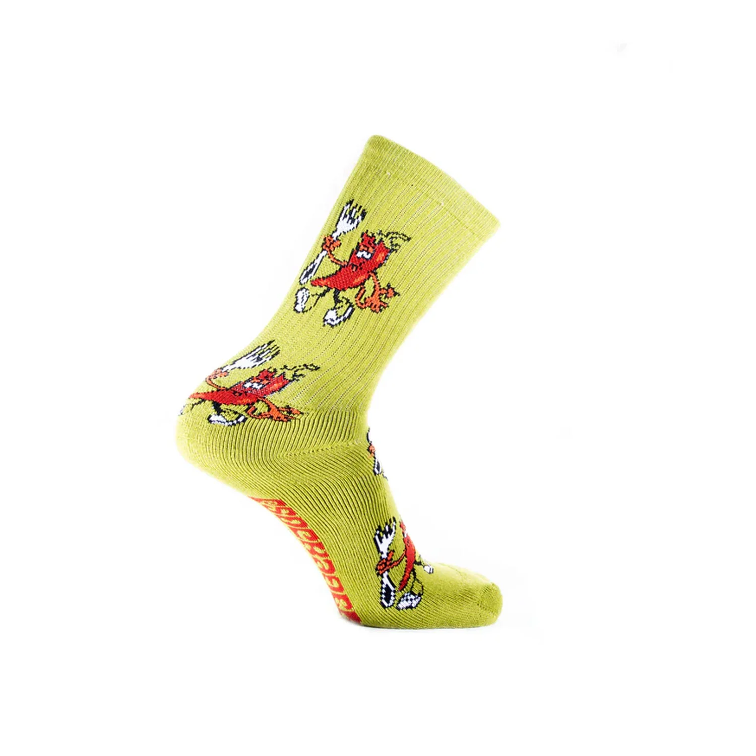 Psockadelic Skateboard Socks Hot Hell - Image 2