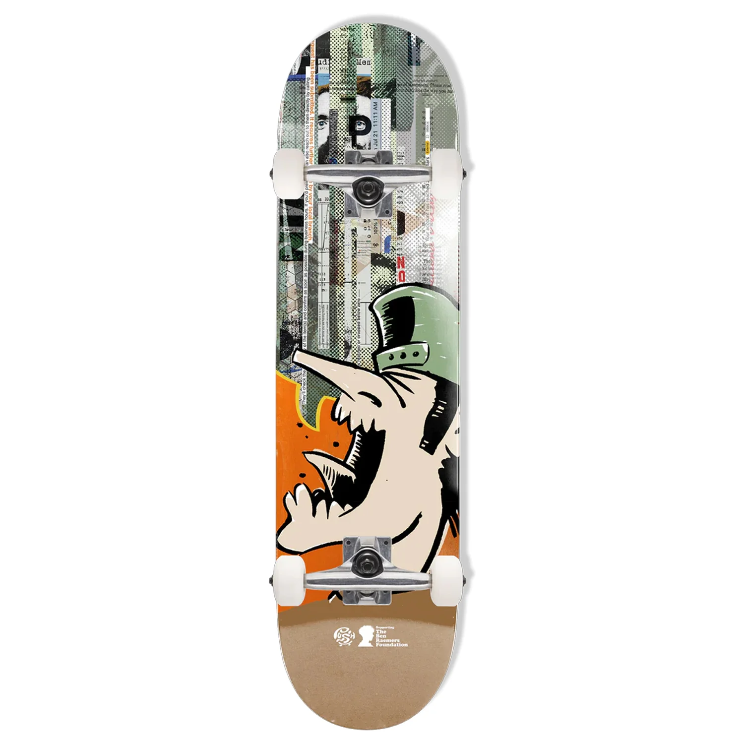 Push Skateboard Complete Andy Jenkins Guest BRF Orange 8.0"