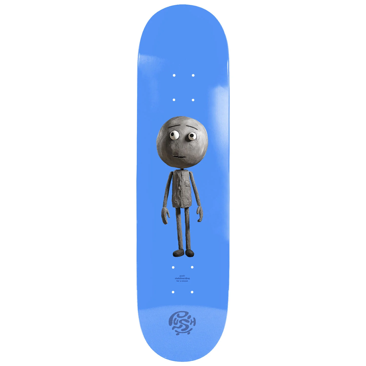 Push Skateboard Complete Concrete Guy Incomplete 7.75" - Unassembled Kit with Tool - Image 3