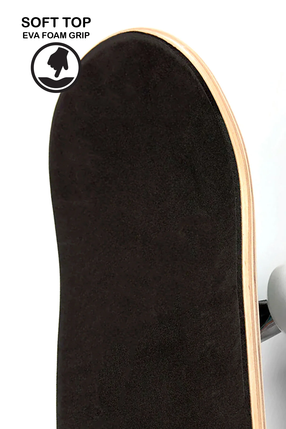 Push Skateboard Complete Froggy Sketch Soft Top Purple 6.75" x 28.5" - Image 3