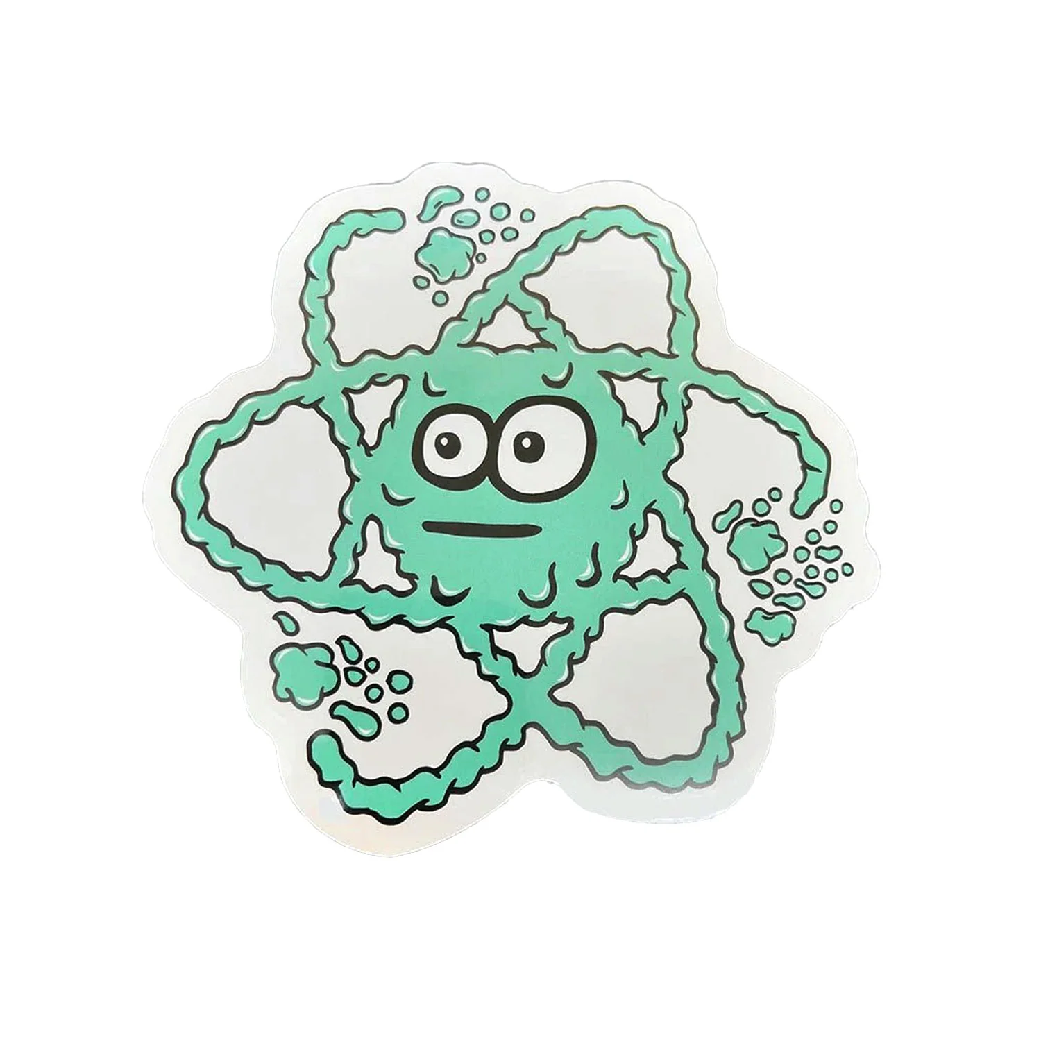 Quantum Bearing Science Skateboard Sticker Snot Particles 2"