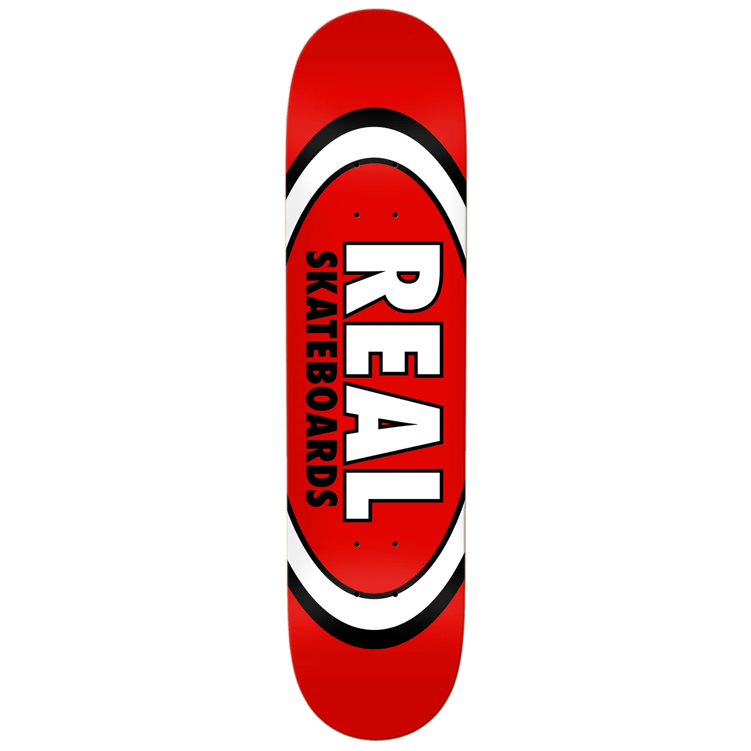 Real Complete Classic Oval Red 8.12" Independent Trucks, Soft Wheels - Image 2