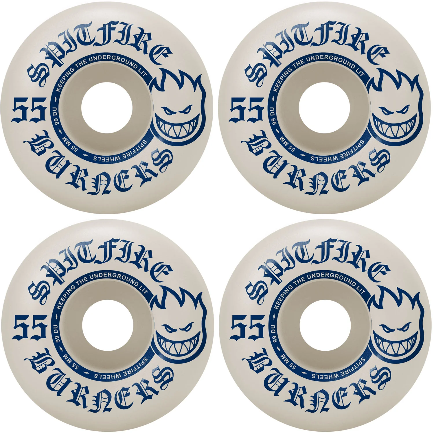 Real Premium Skateboard with Indy Trucks, Spitfire Wheels 8.5" Classic Oval - Image 4