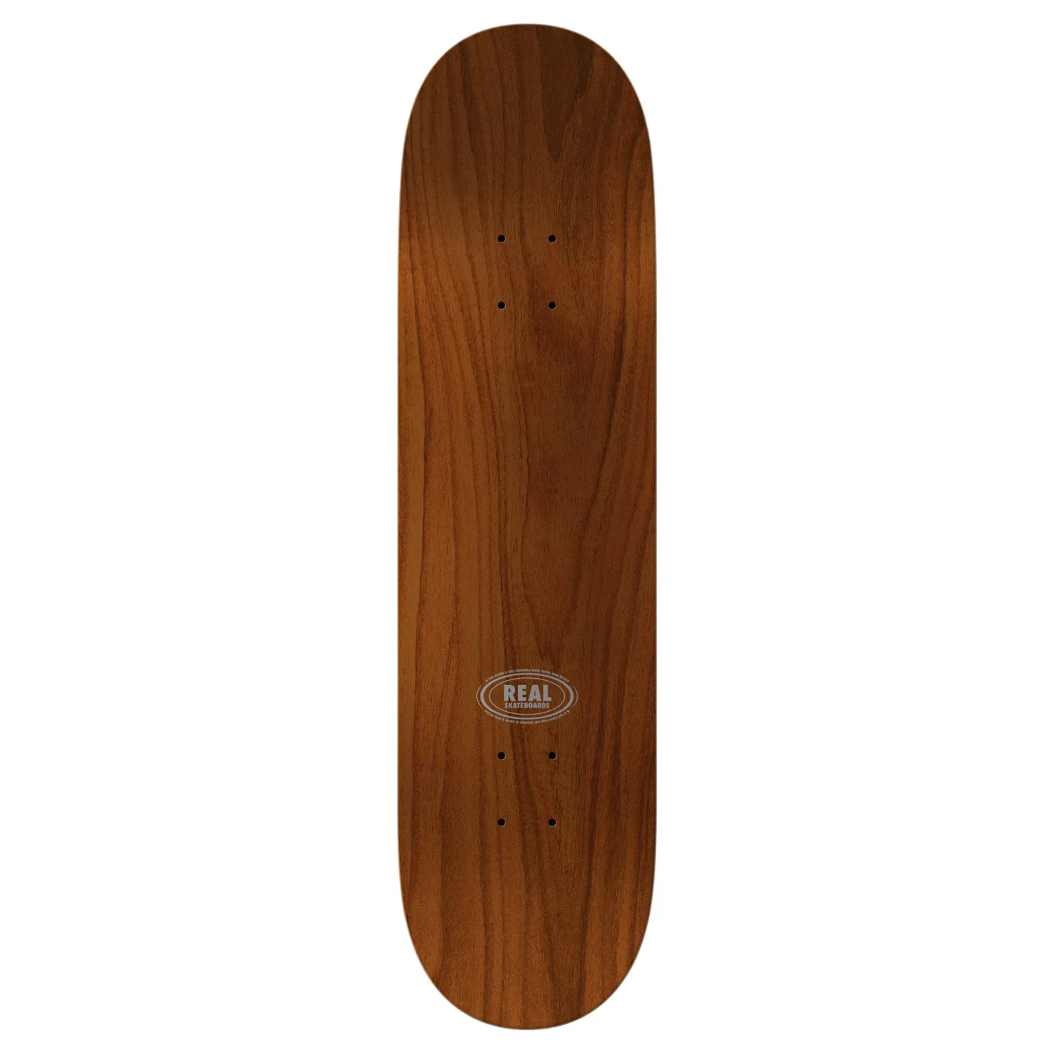 Real Skateboard Complete Classic Oval True Mid Orange 7.5" x 29" - Image 2