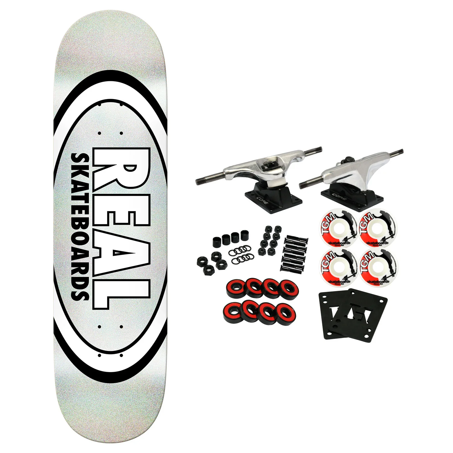 Real Skateboard Complete Easy Rider Oval 8.5" x 31.85"