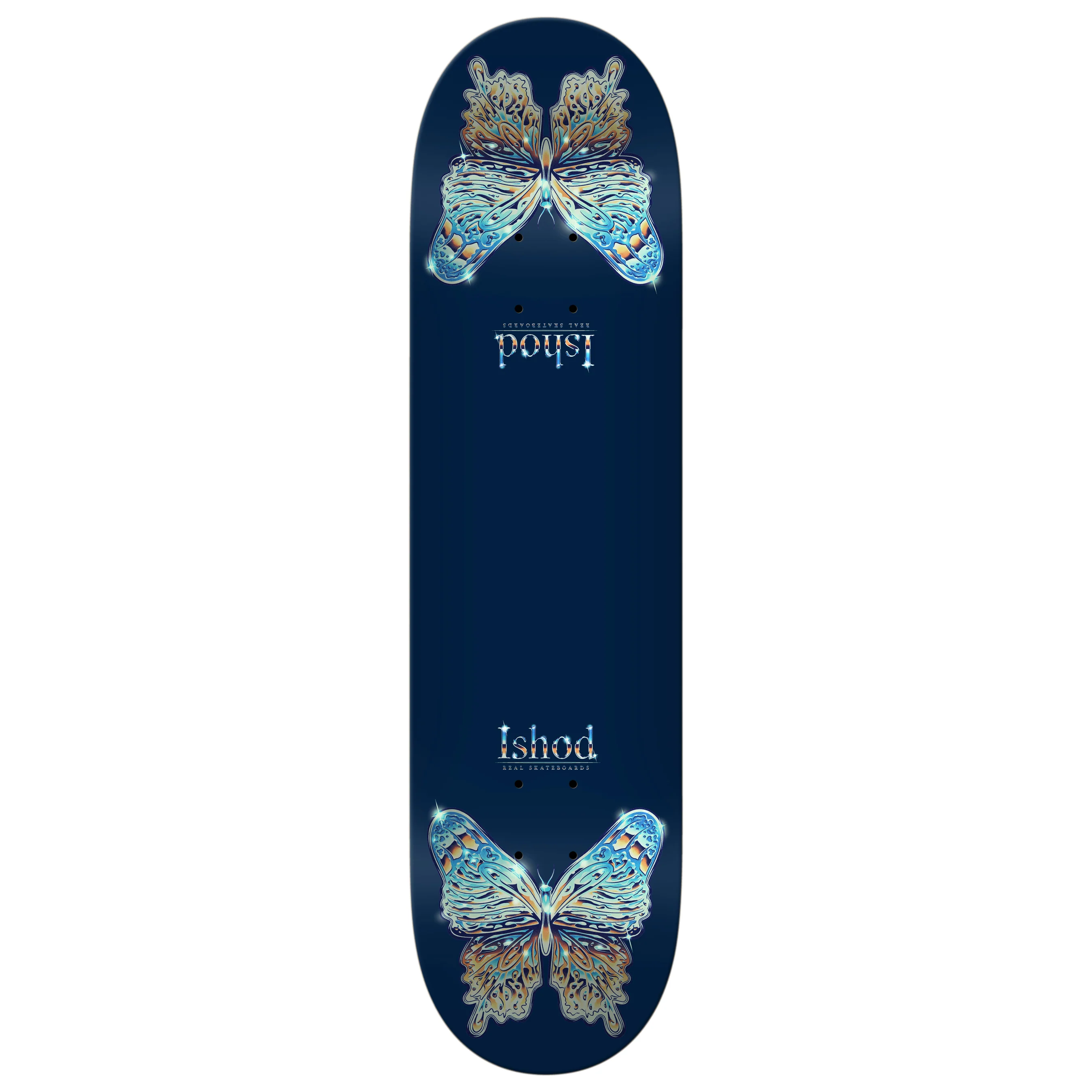Real Skateboard Complete Ishod Mariposa Chrome Redux Twin Tail 8.25" x 31.8" - Image 2