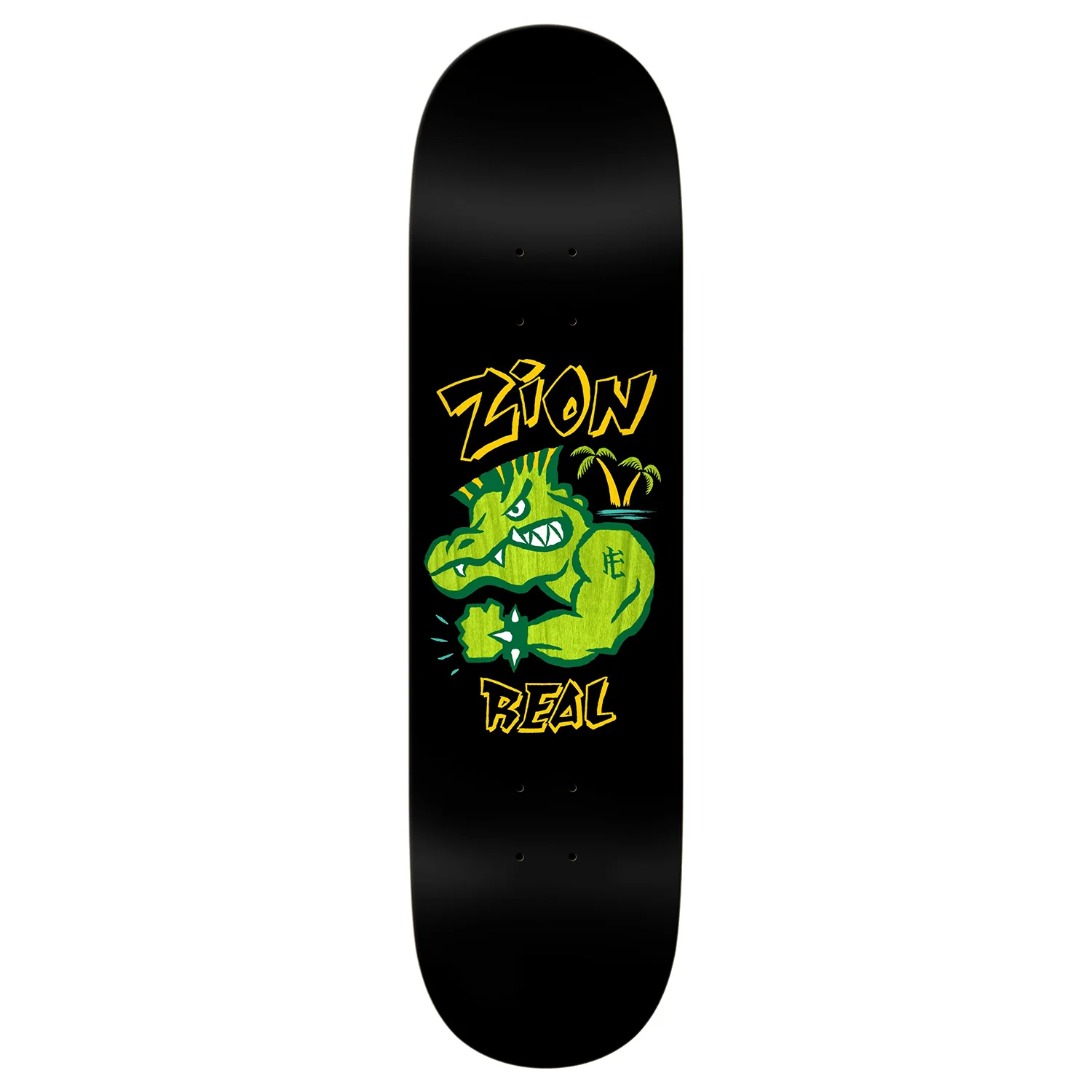 Real Skateboard Complete Zion Bad Gator Heavyweights 8.5" x 31.85" - Image 2