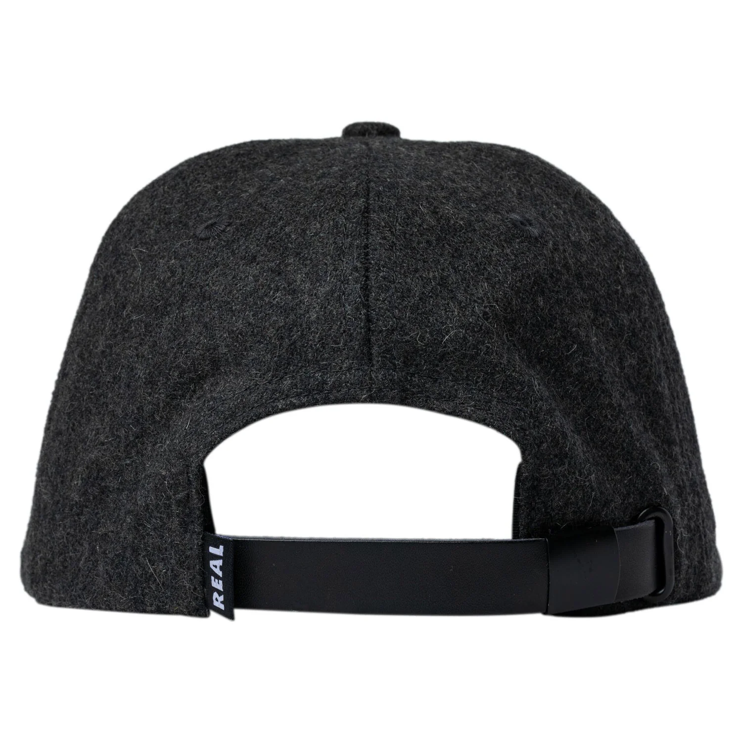 Real Skateboards Hat Curbs Strapback Charcoal Grey - Image 2