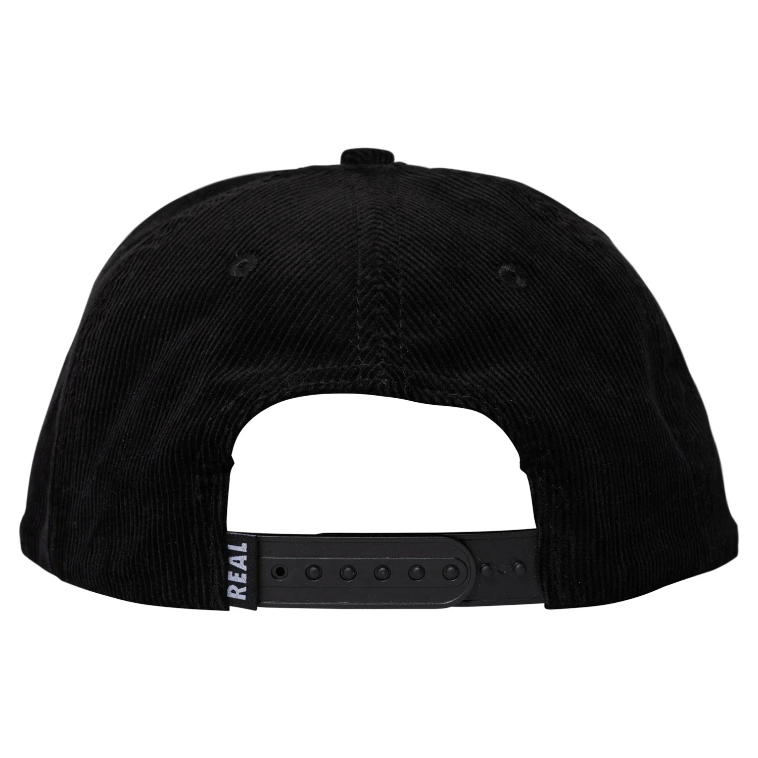 Real Skateboards Hat Lower Snapback Black/Rust - Image 2
