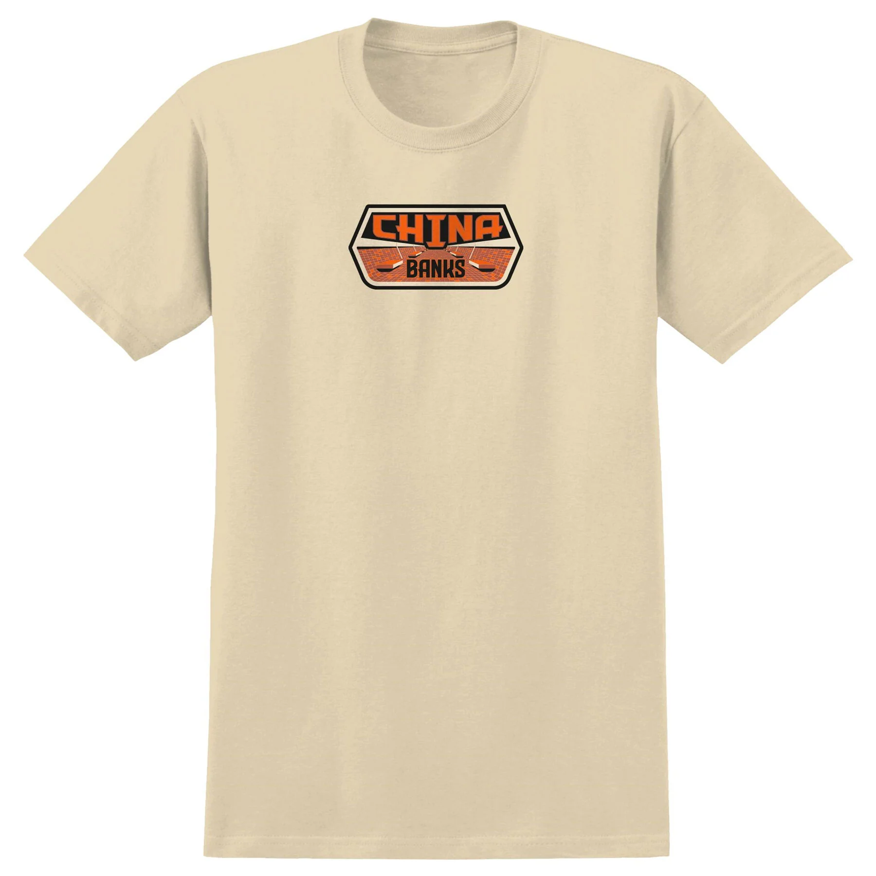 Real Skateboards Shirt China Banks Cream