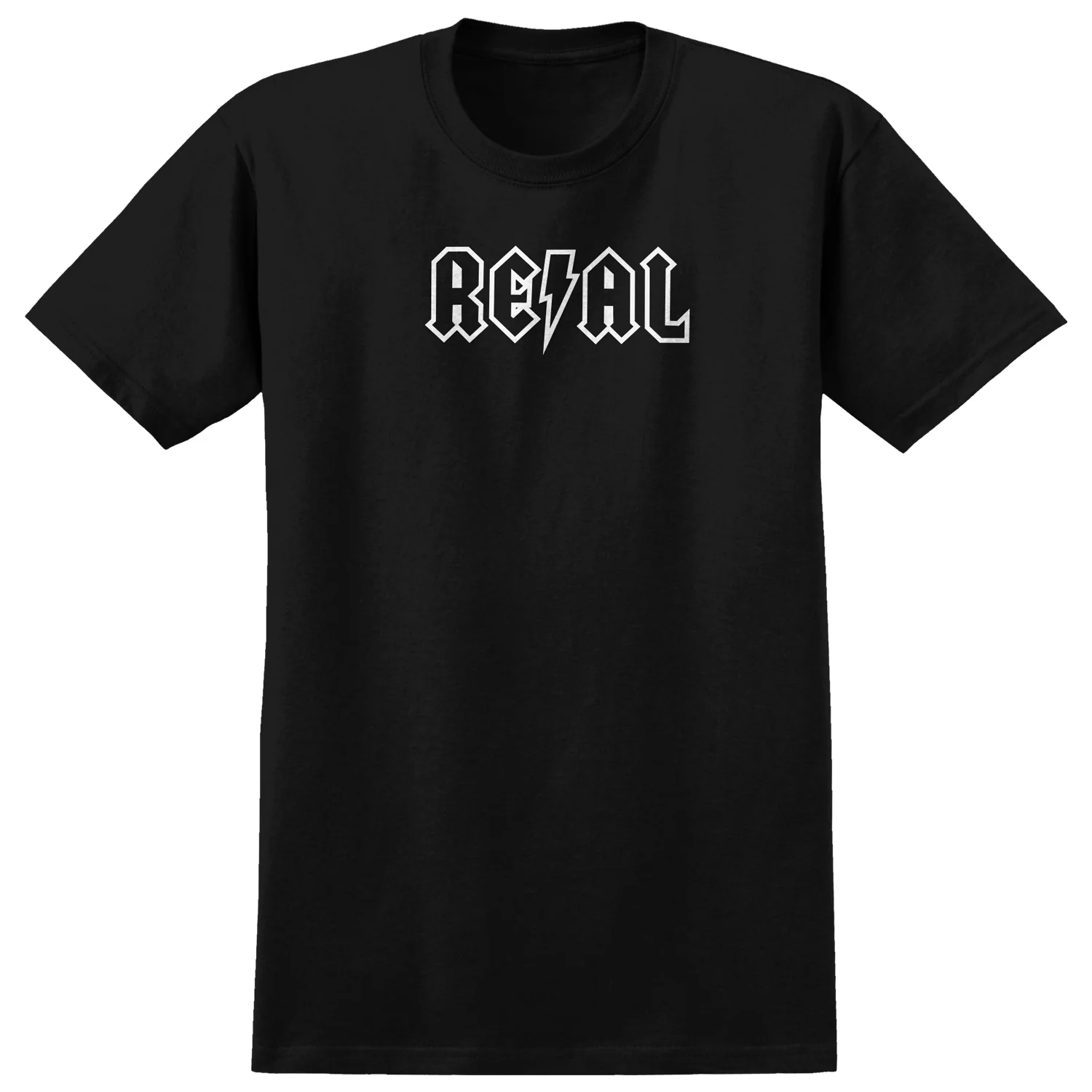 Real Skateboards Shirt Deeds Black/White