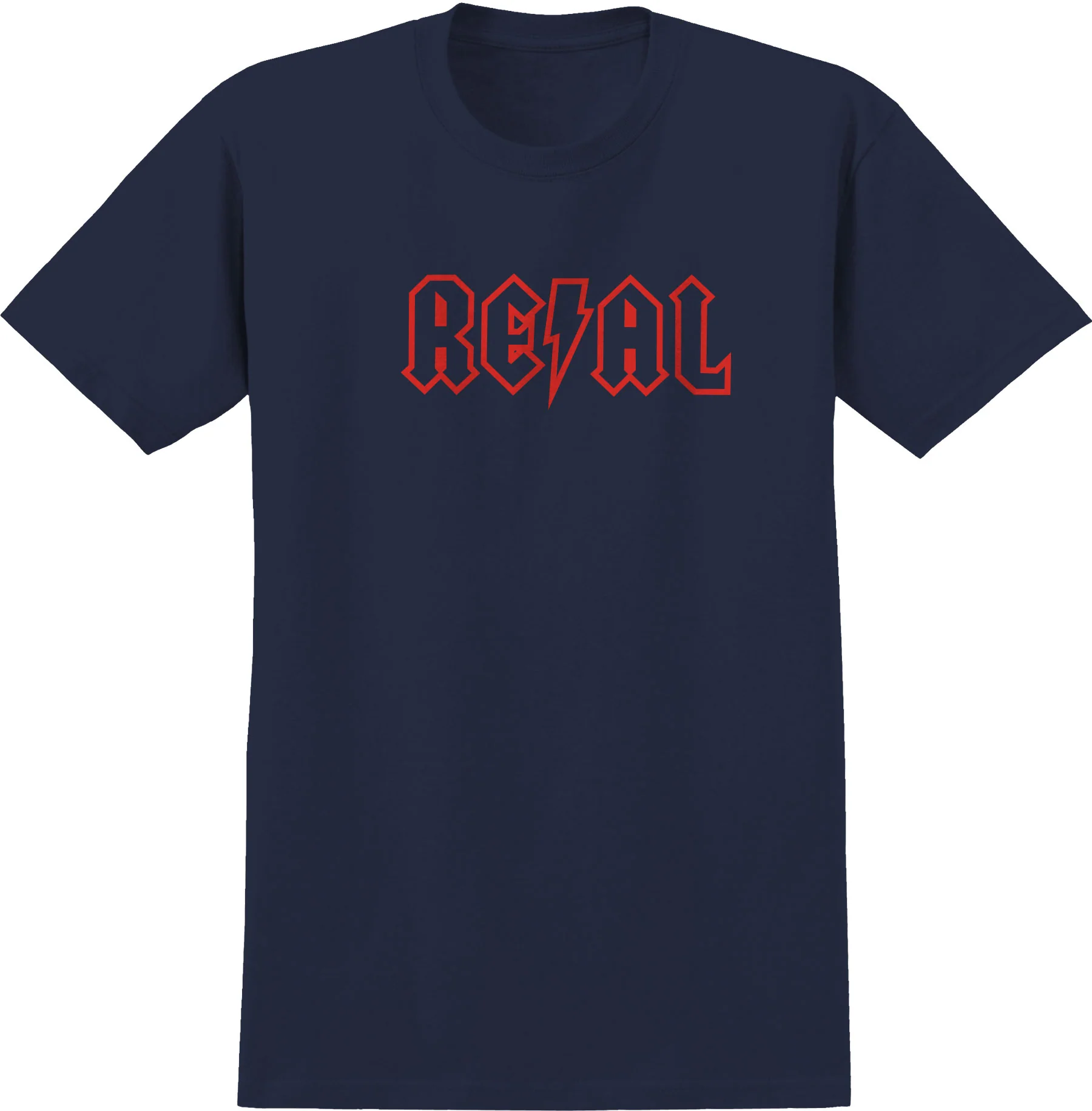 Real Skateboards Shirt Deeds Navy/Red