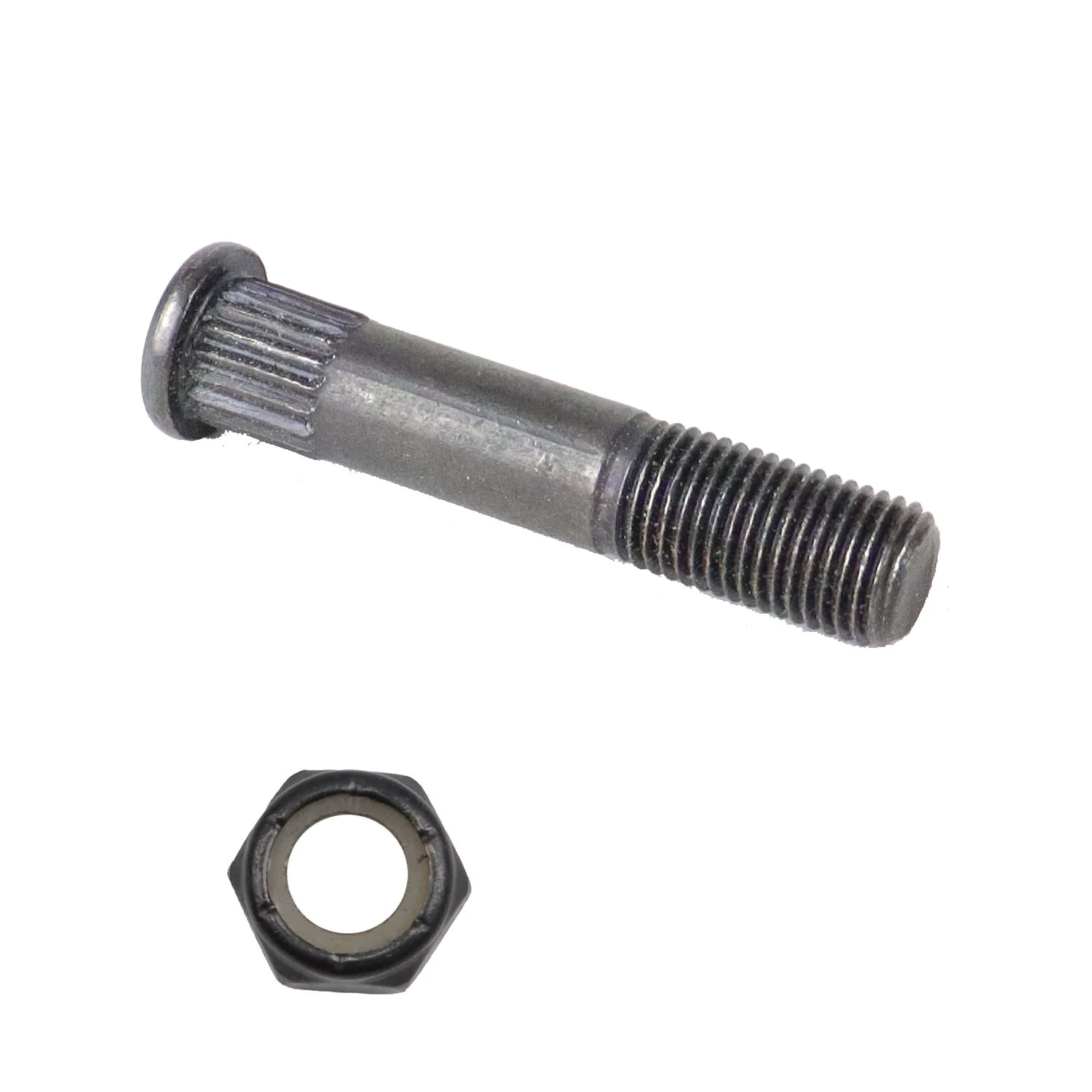 Replacement Skateboard Truck Kingpin and Nut 50mm Black Pound In