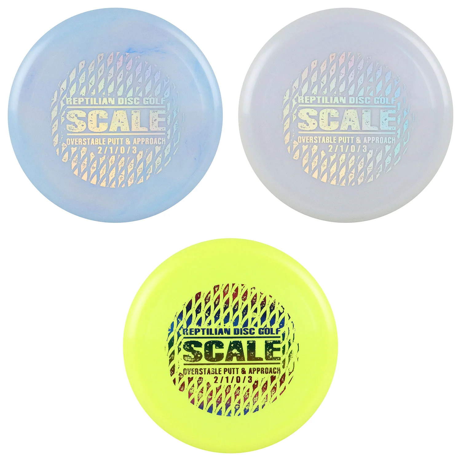 Reptilian Disc Golf Armor Scale Putter 2/1/0/3 - Choose Exact Disc