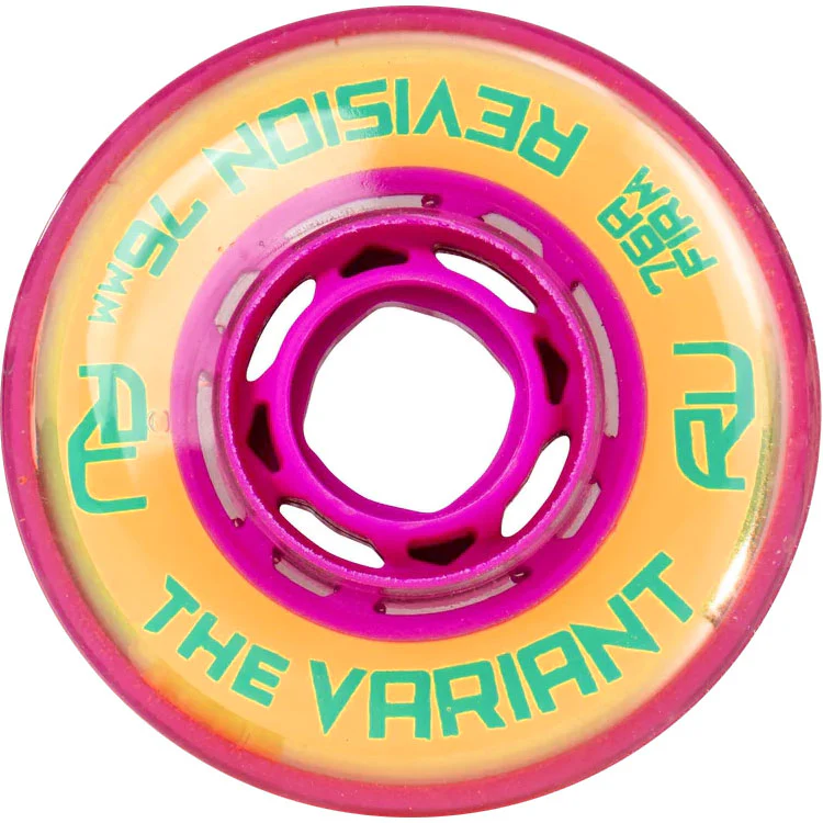 Revision Roller Hockey Wheels Indoor 76mm Variant Firm 76A 4-Pack - Image 2