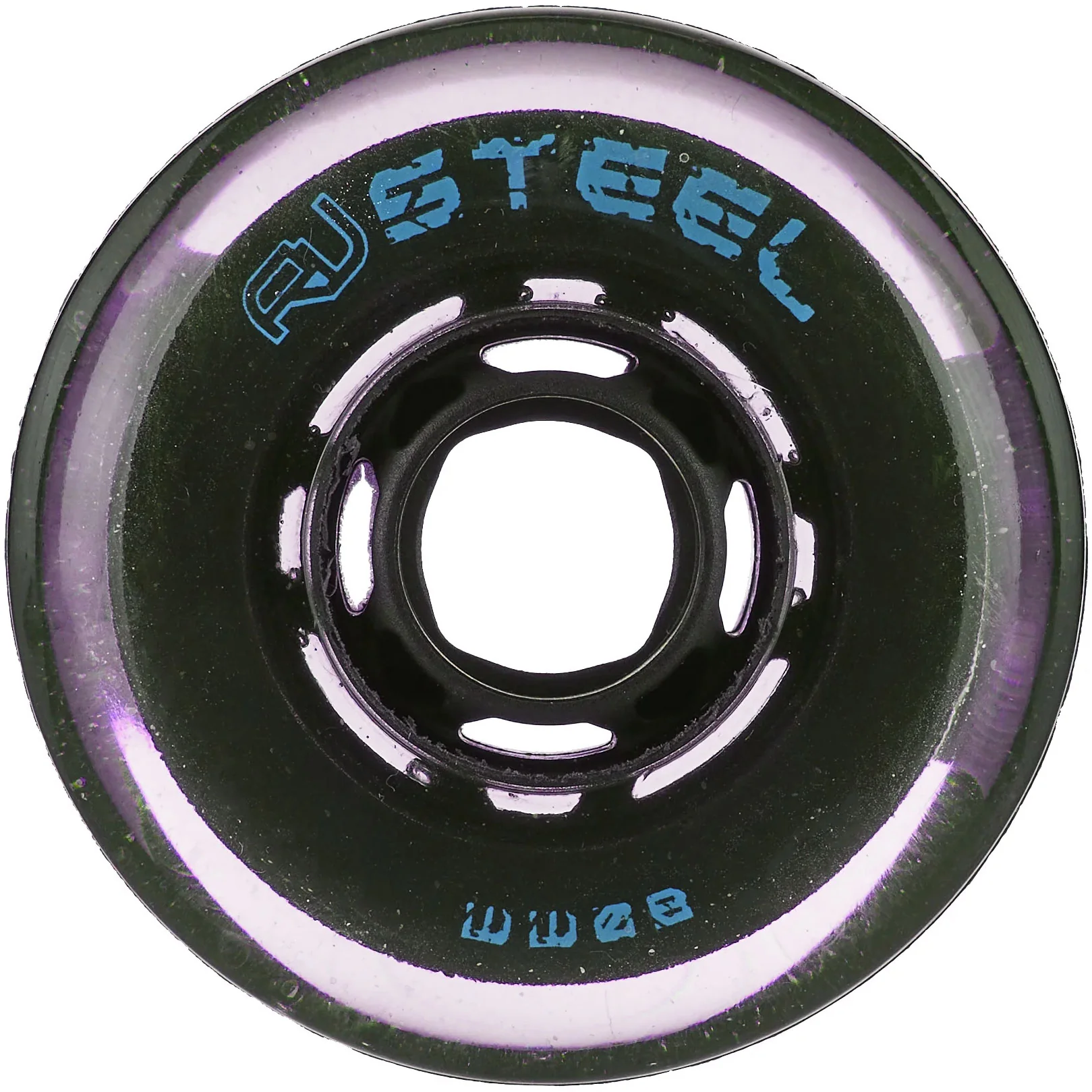 Revision Roller Hockey Wheels Multi Surface 76mm Variant Seel 80A Black/Blue 4-Pack - Image 2