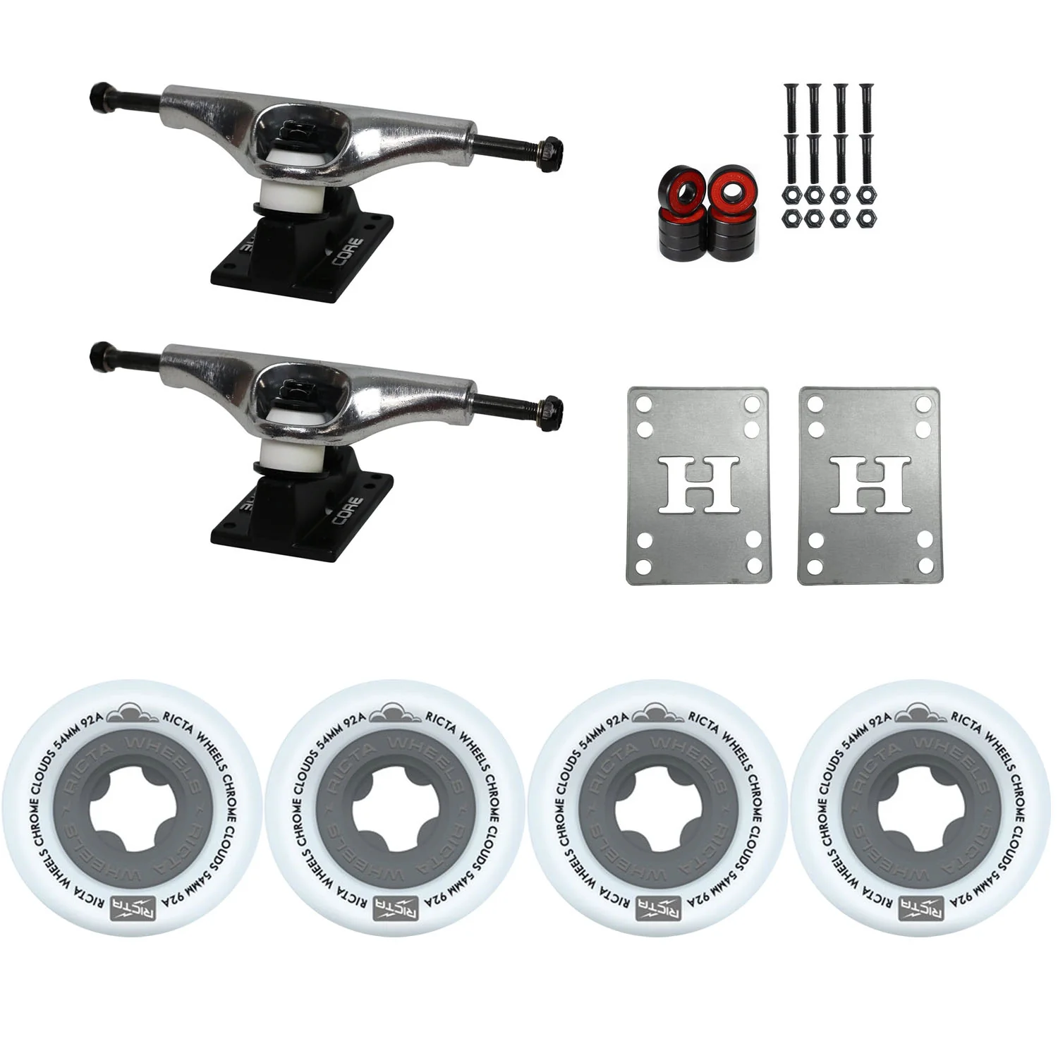 Ricta Clouds Truck Package 5.0 / 54mm 92A Chrome