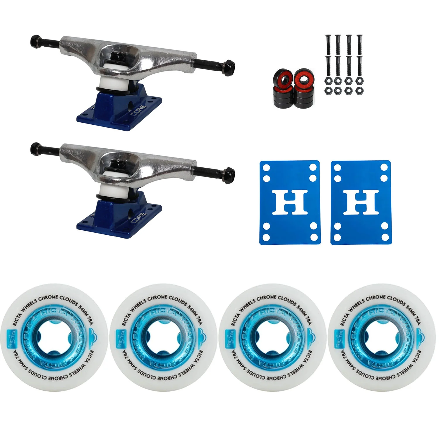 Ricta Clouds Truck Package 5.5 / 54mm 78A Chrome
