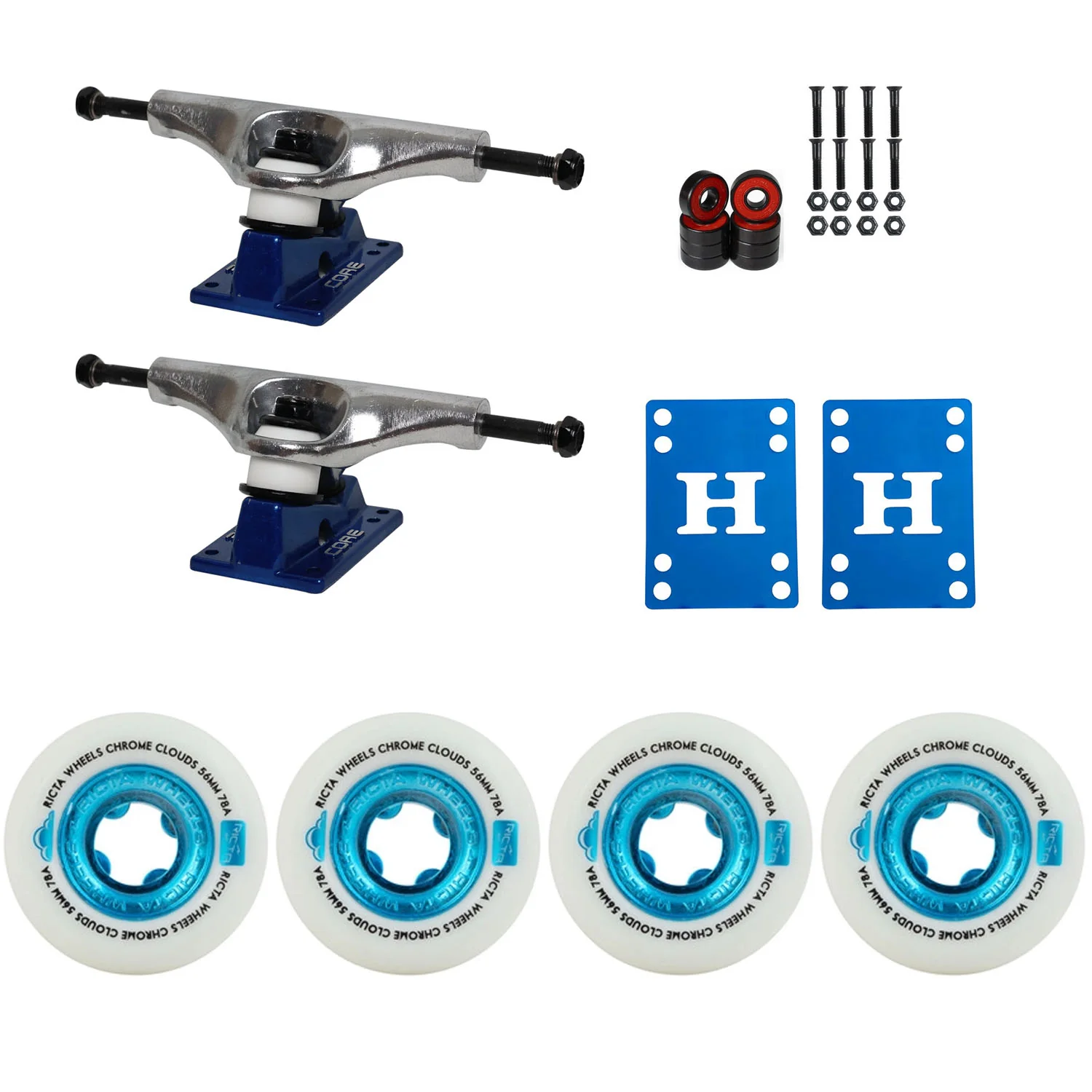 Ricta Clouds Truck Package 5.5 / 56mm 78A Chrome