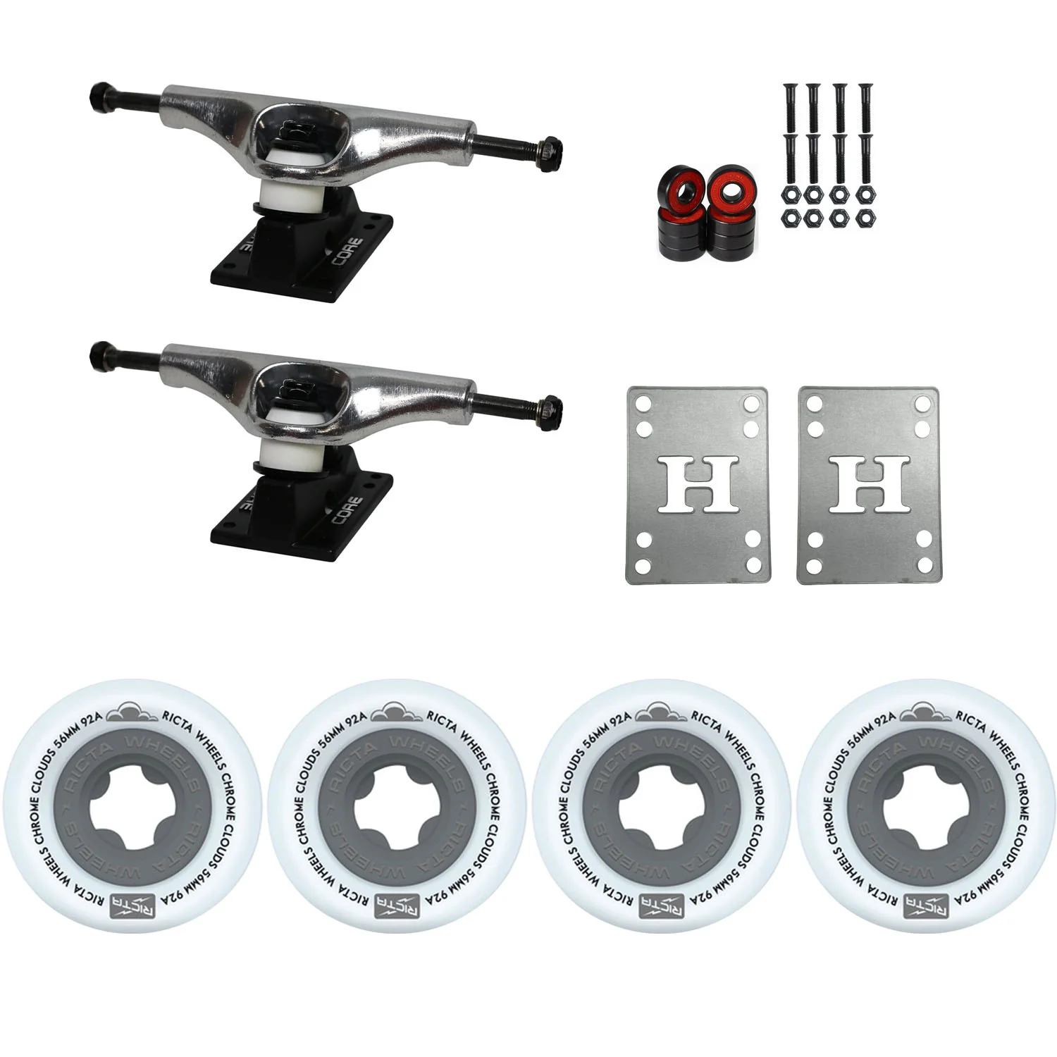 Ricta Clouds Truck Package 5.5 / 56mm 92A Chrome