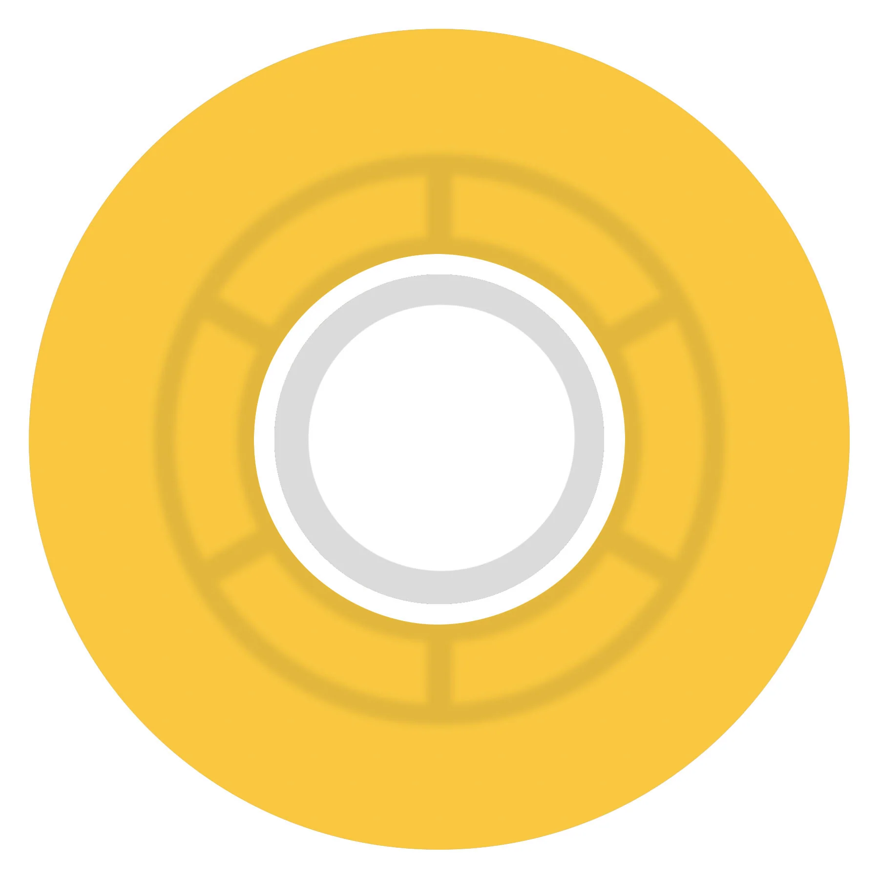 Ricta Skateboard Wheels 55mm Clouds 78A Transparent Citrus - Image 3