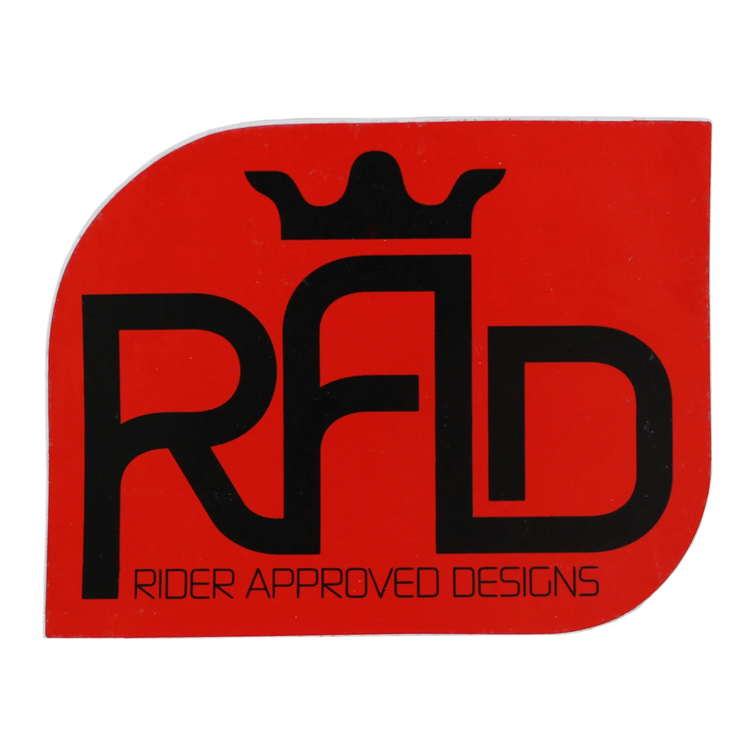 Rider Approved Designs Sticker 4.5" x 3.5"