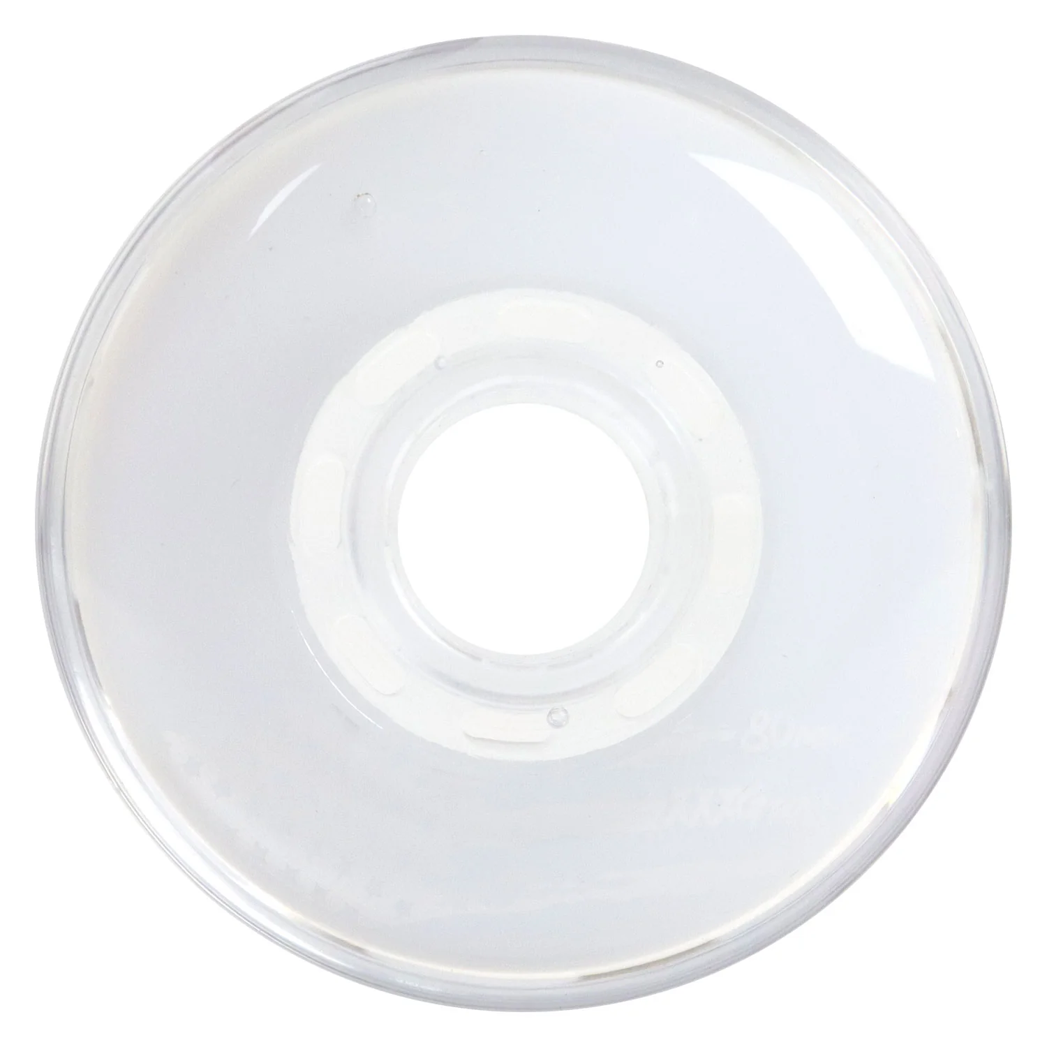Rink Rat Roller Hockey Wheels Rinkster Ghost 80mm XXX Grip White/Clear 4-Pack - Image 2